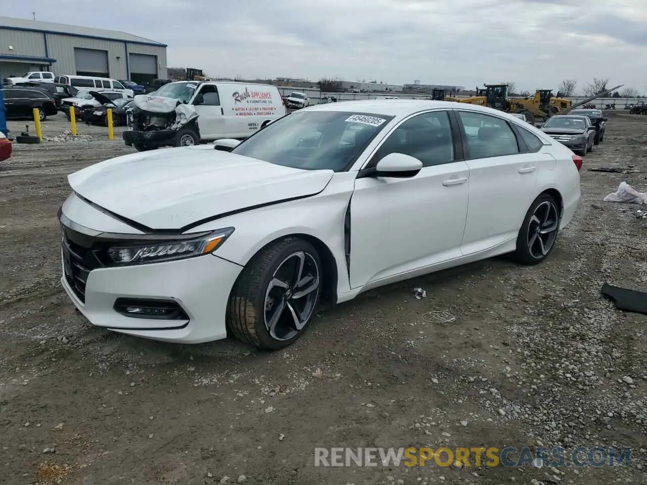 1 Photograph of a damaged car 1HGCV1F37LA152251 HONDA ACCORD 2020