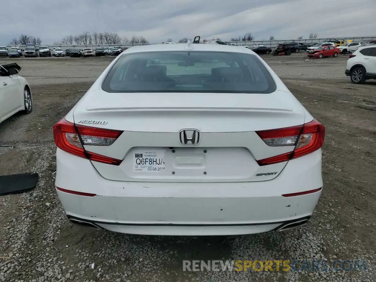 6 Photograph of a damaged car 1HGCV1F37LA152251 HONDA ACCORD 2020