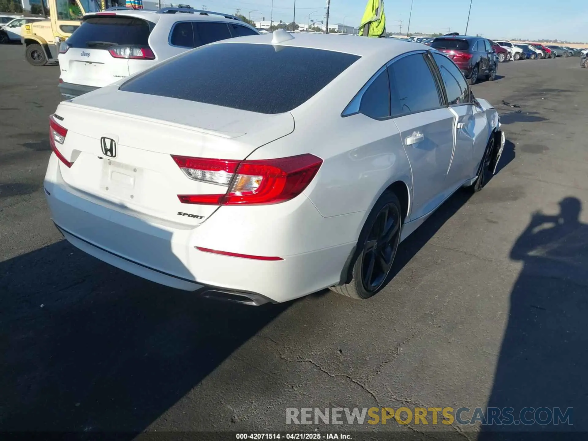 4 Photograph of a damaged car 1HGCV1F38LA009227 HONDA ACCORD 2020