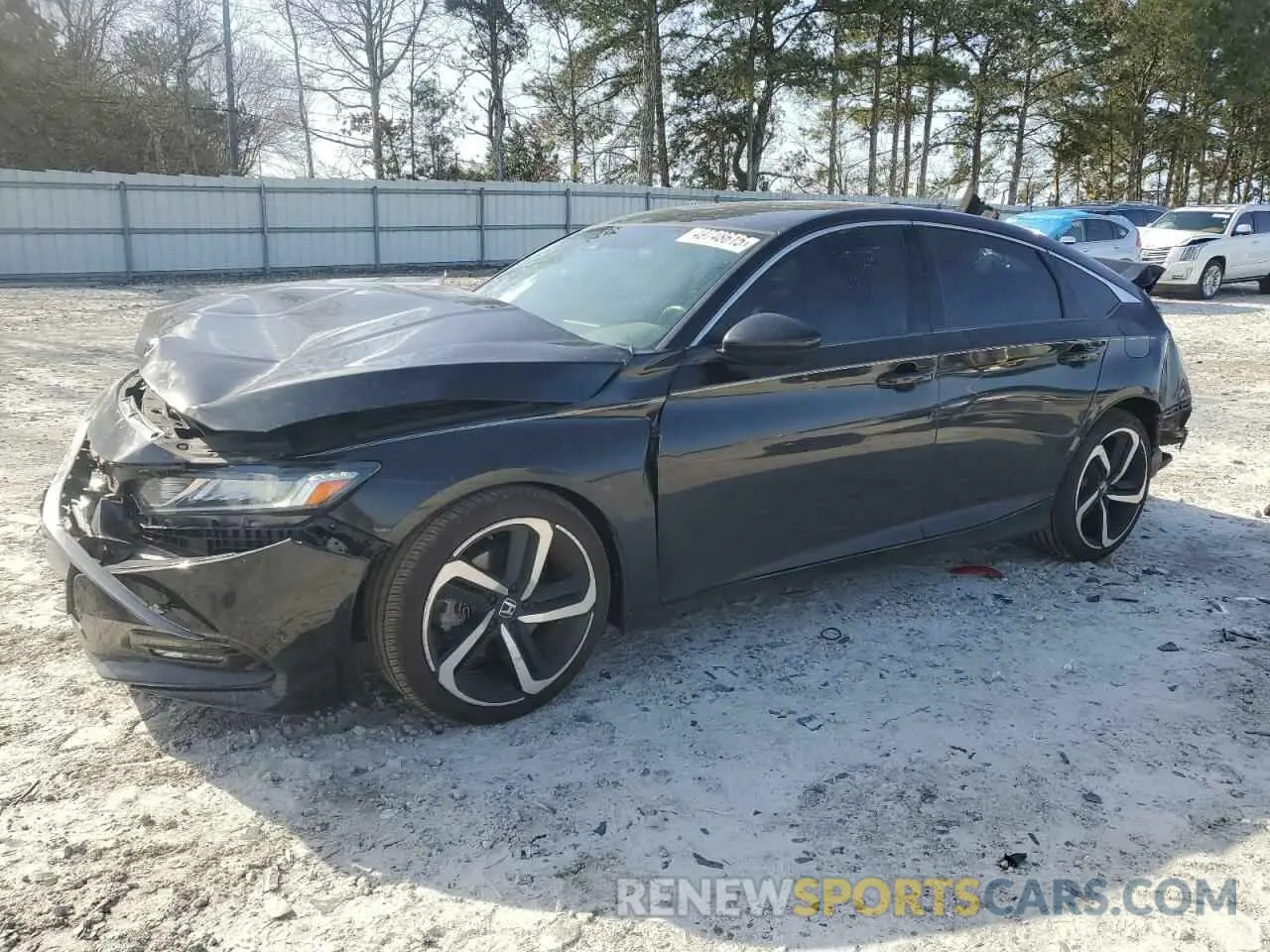 1 Photograph of a damaged car 1HGCV1F38LA016551 HONDA ACCORD 2020