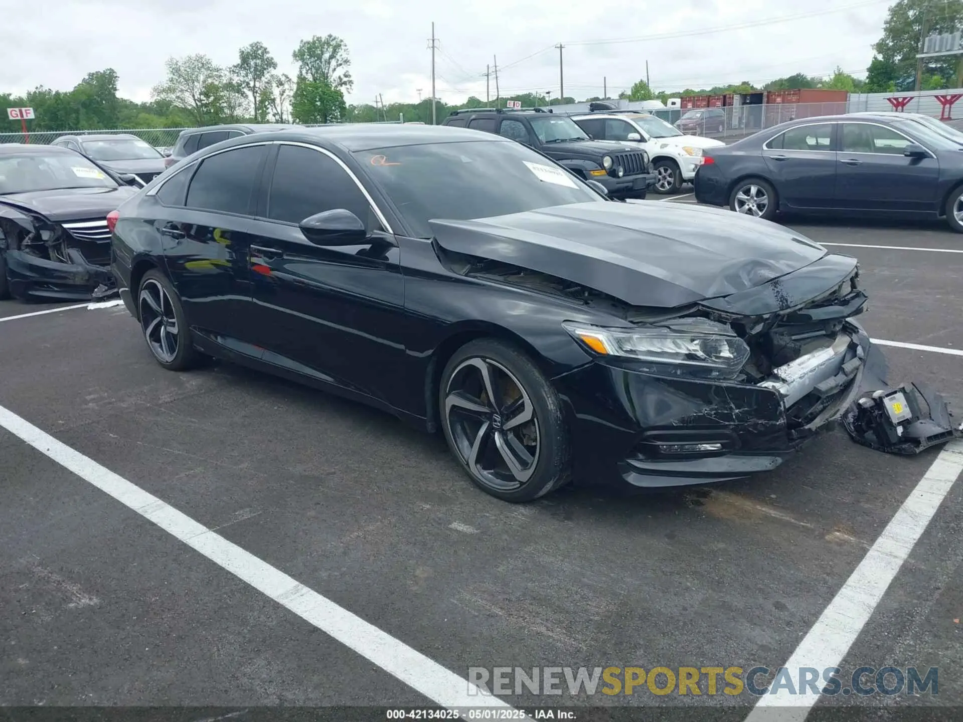 1 Photograph of a damaged car 1HGCV1F38LA053907 HONDA ACCORD 2020