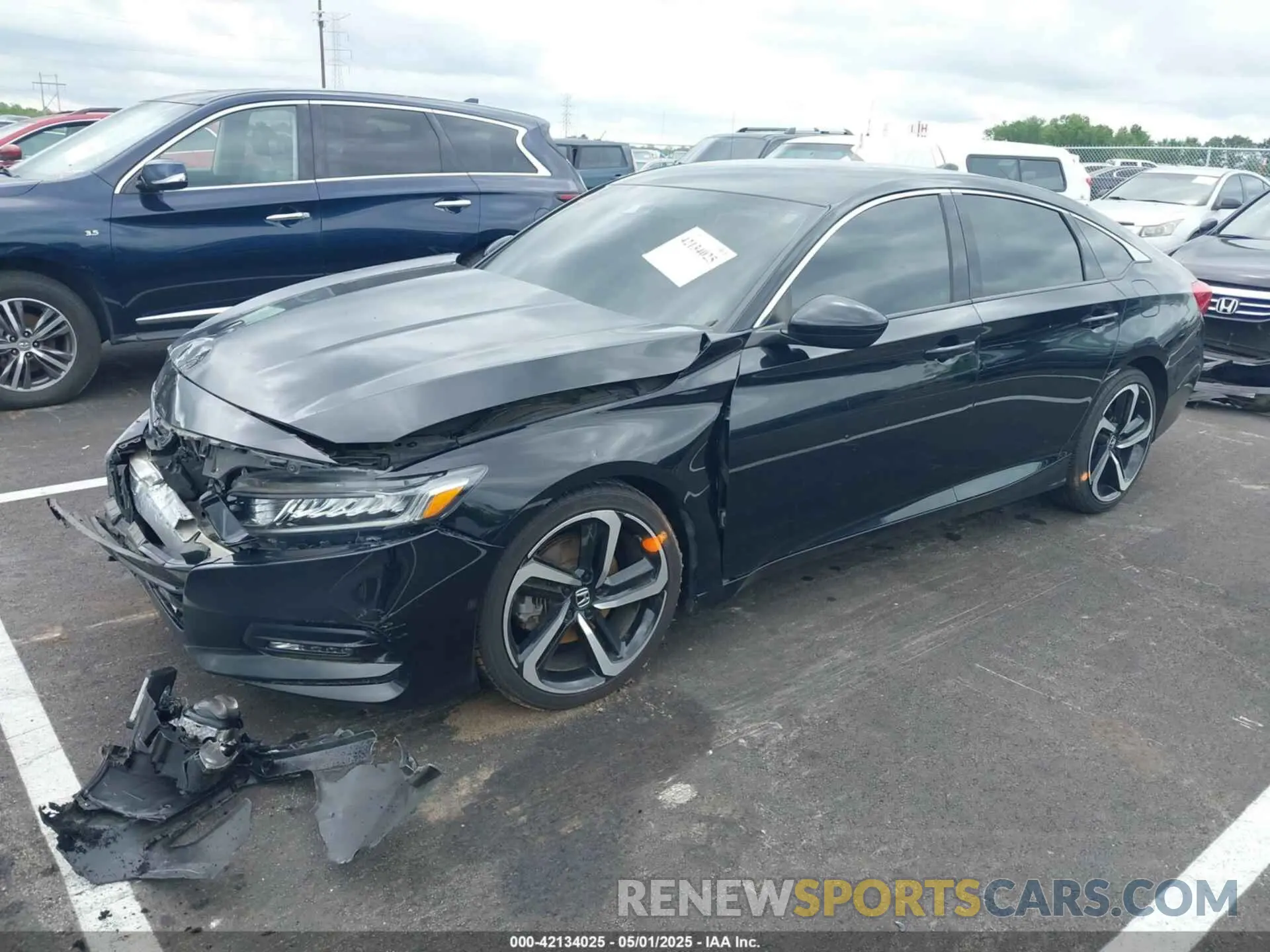 2 Photograph of a damaged car 1HGCV1F38LA053907 HONDA ACCORD 2020