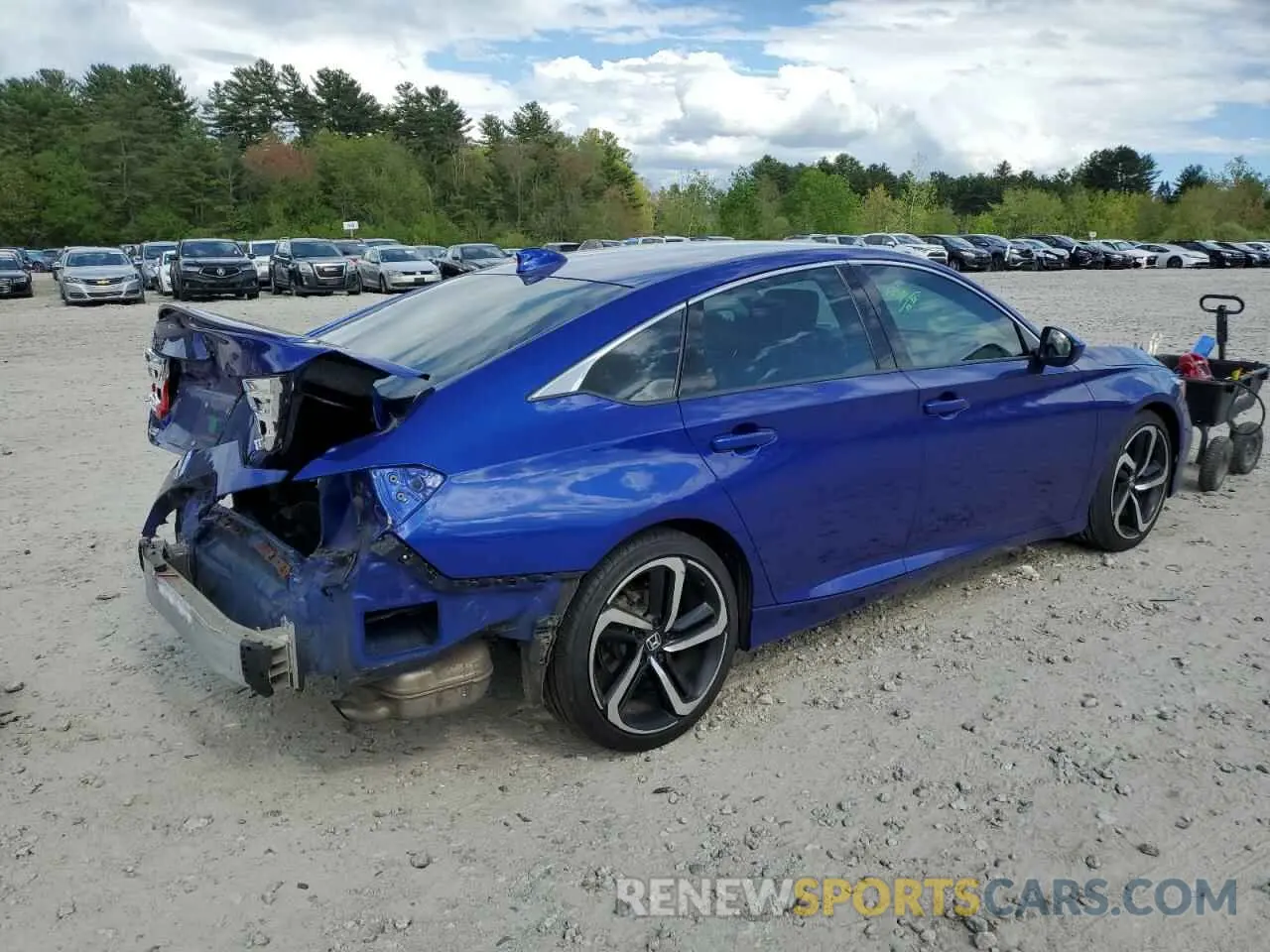 3 Photograph of a damaged car 1HGCV1F38LA055821 HONDA ACCORD 2020