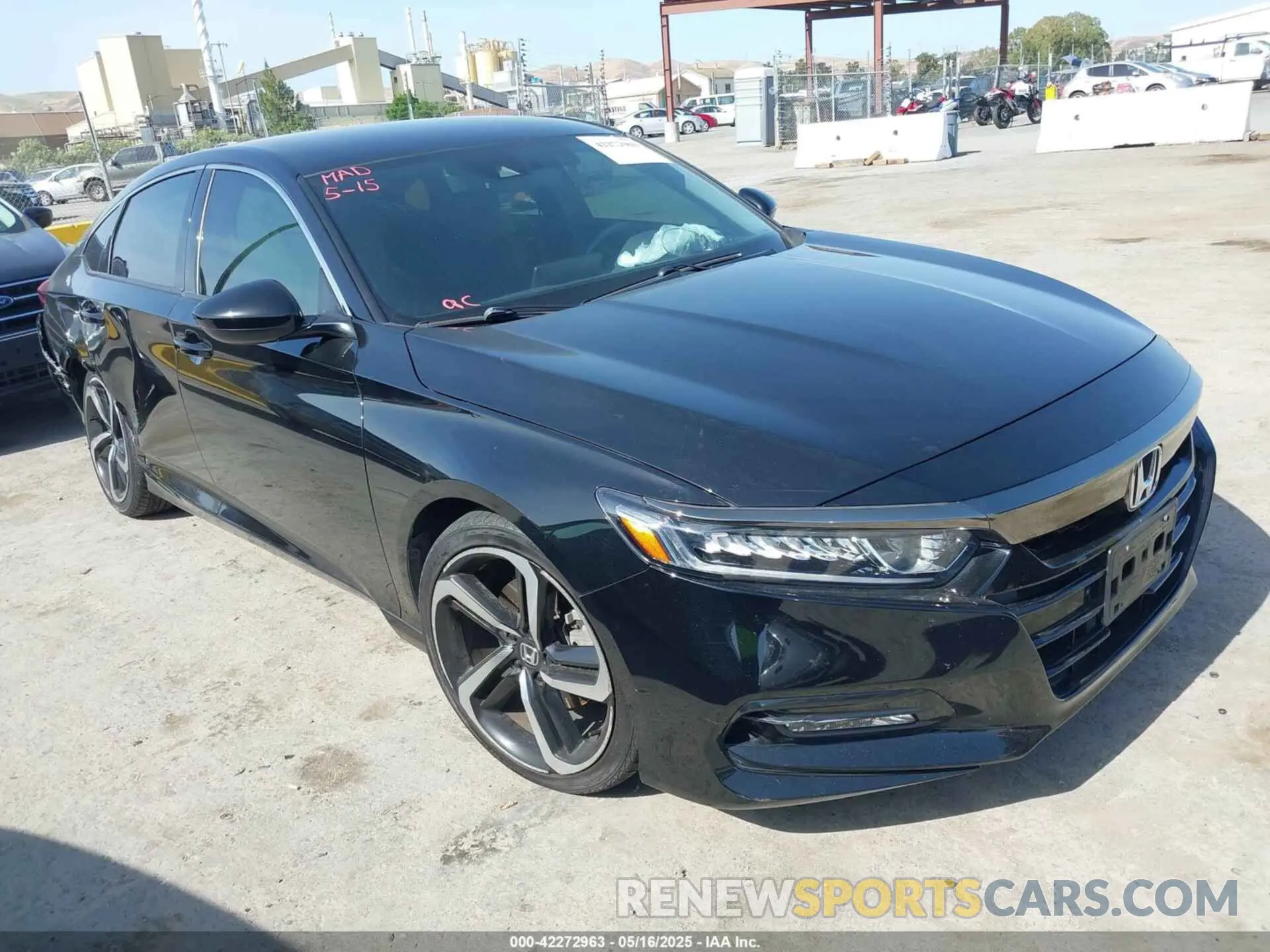 1 Photograph of a damaged car 1HGCV1F38LA058038 HONDA ACCORD 2020