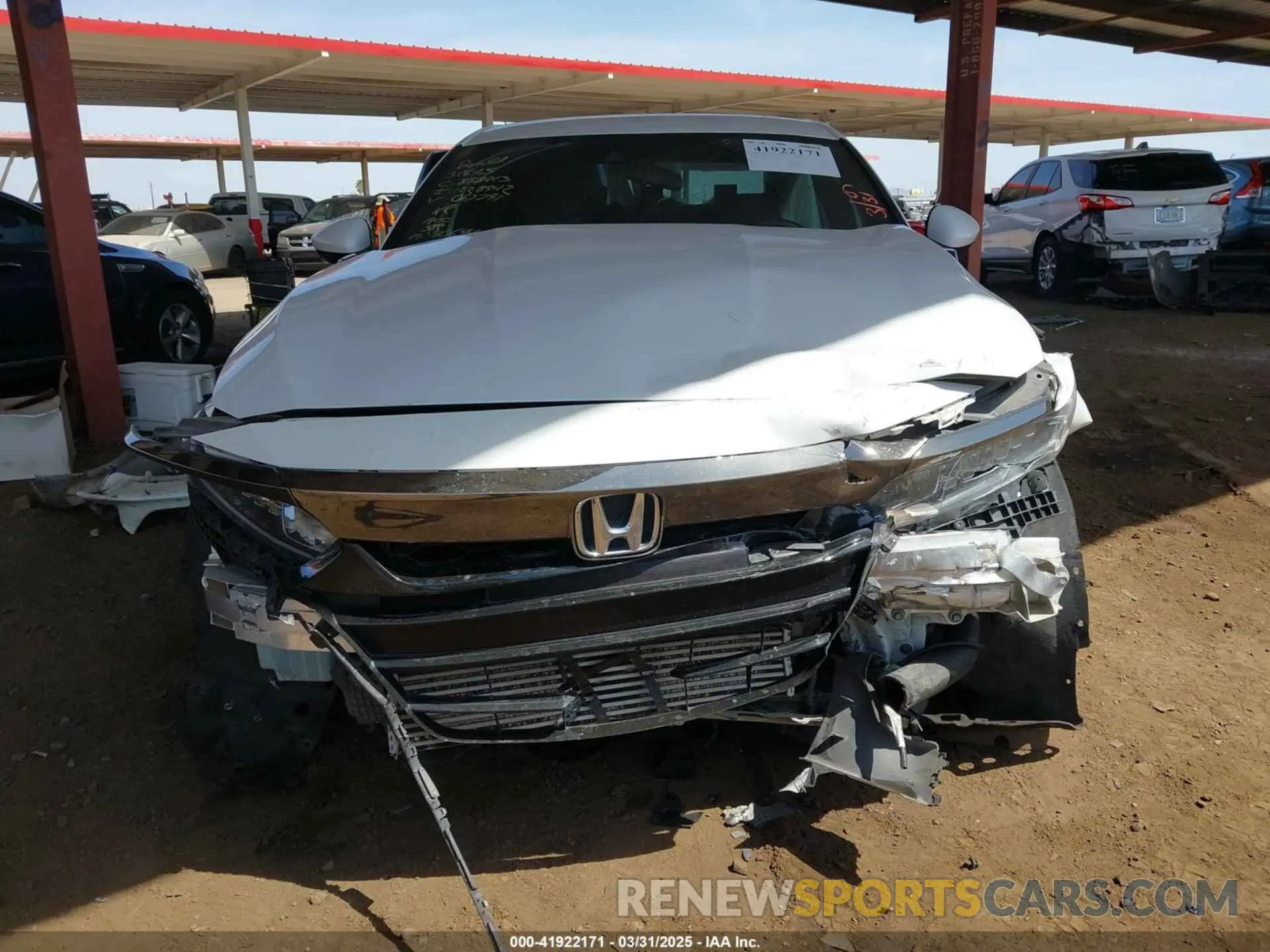 6 Photograph of a damaged car 1HGCV1F38LA067791 HONDA ACCORD 2020