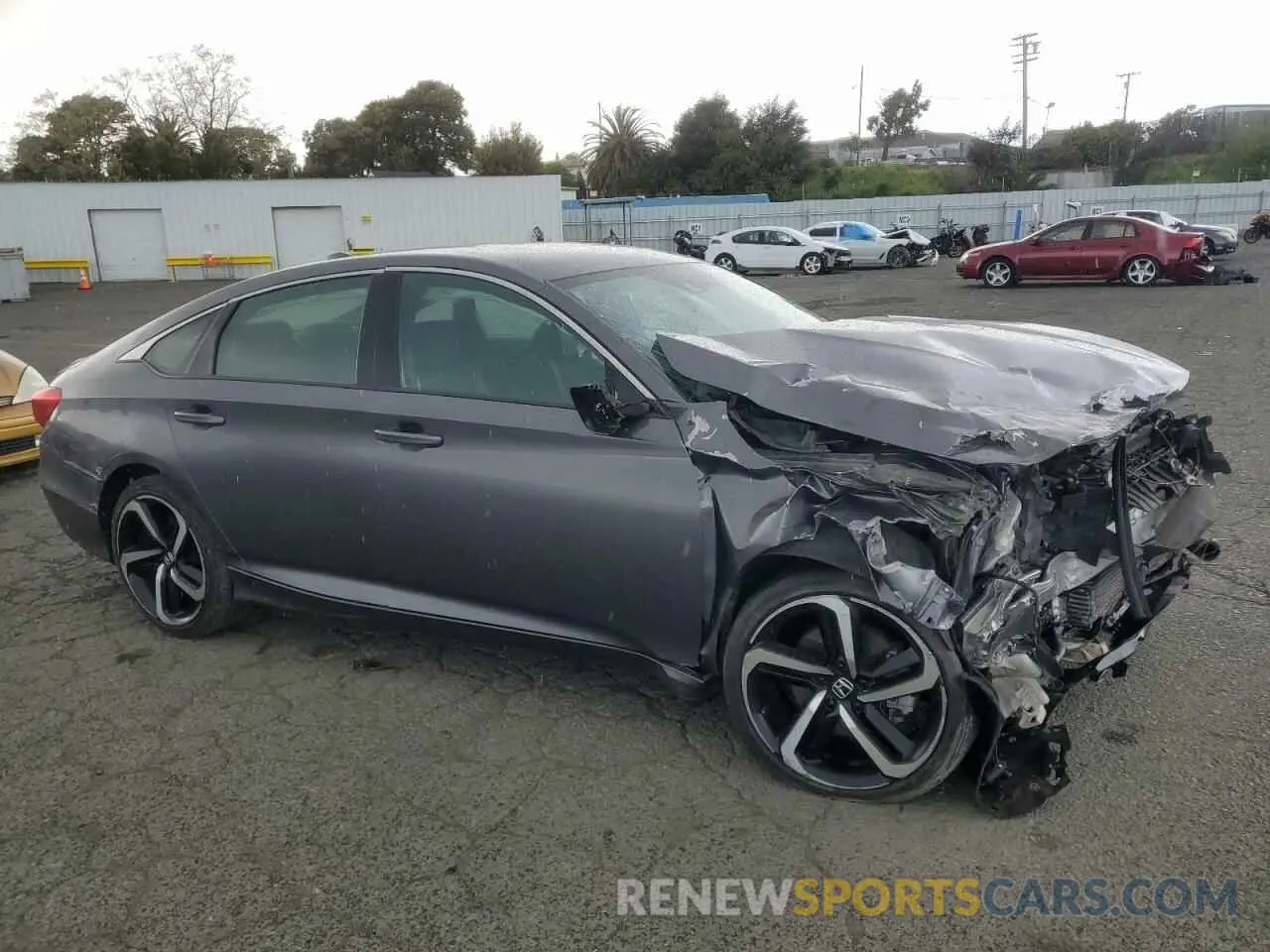 4 Photograph of a damaged car 1HGCV1F38LA096465 HONDA ACCORD 2020