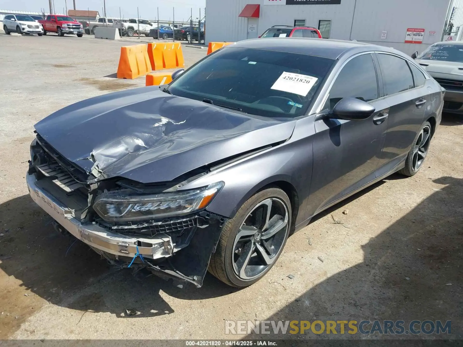 2 Photograph of a damaged car 1HGCV1F38LA128668 HONDA ACCORD 2020