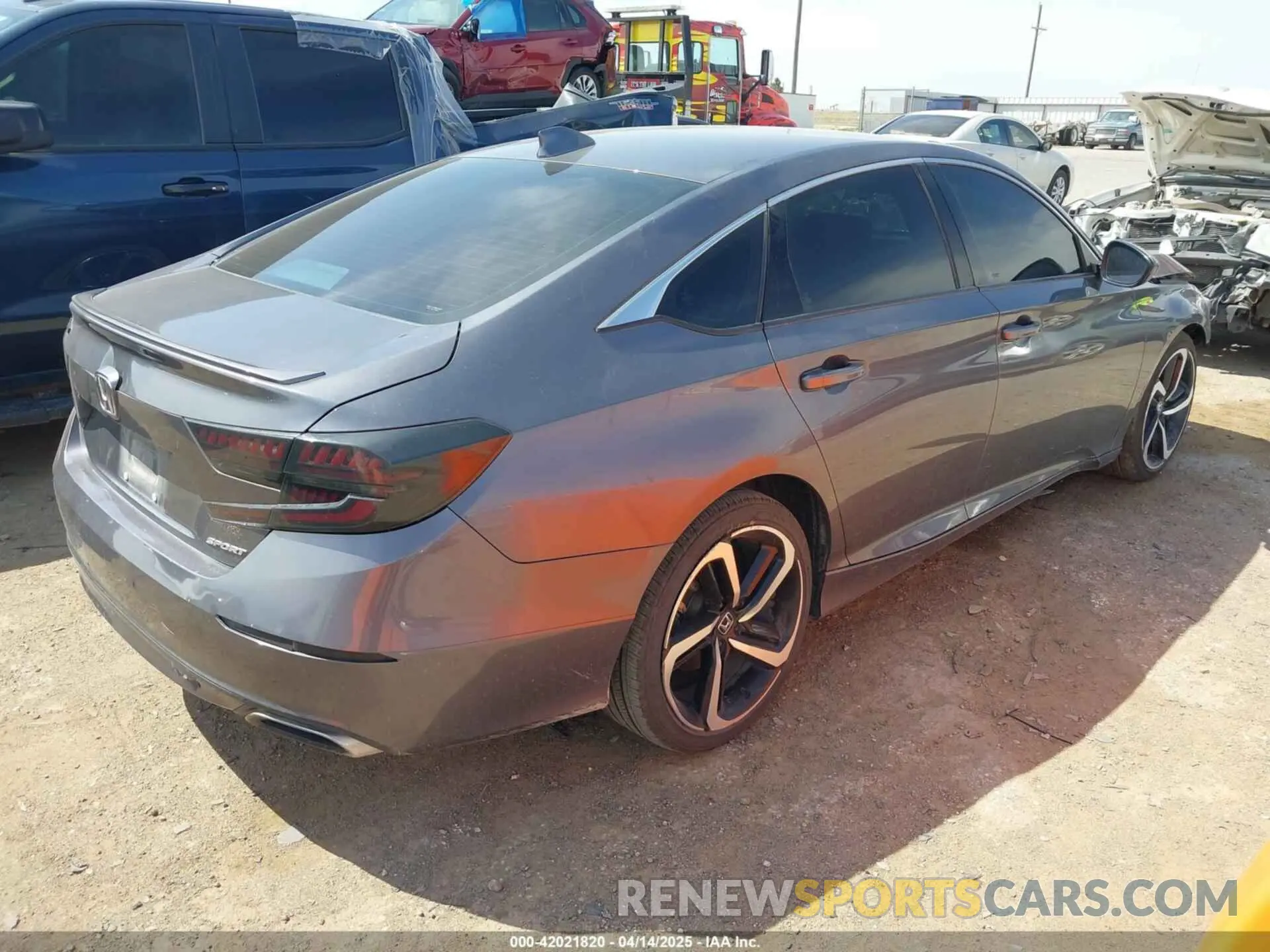 4 Photograph of a damaged car 1HGCV1F38LA128668 HONDA ACCORD 2020
