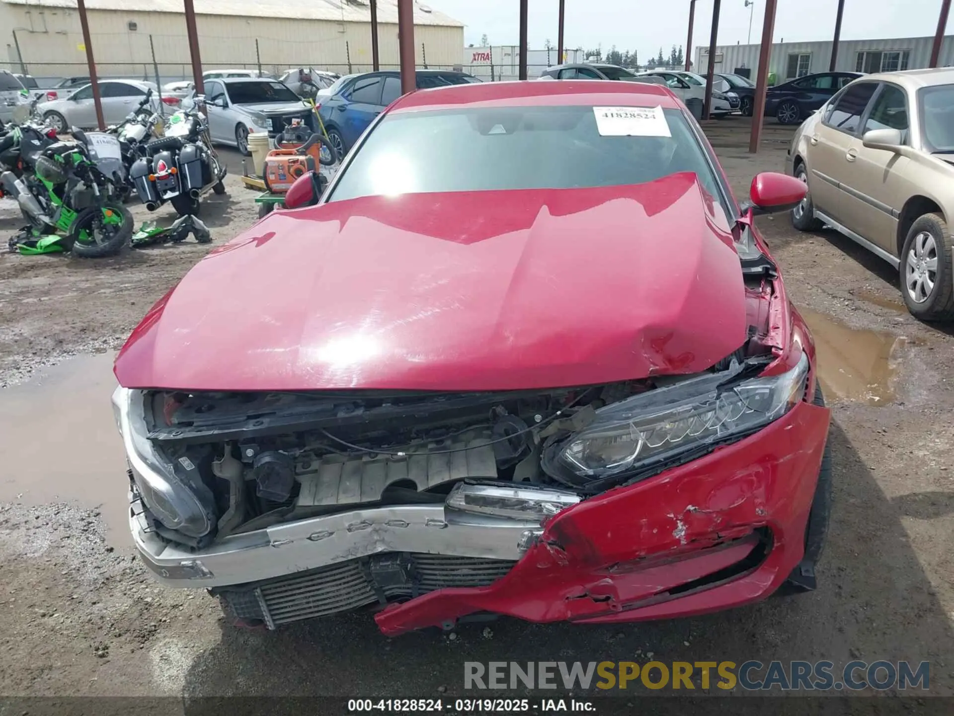 13 Photograph of a damaged car 1HGCV1F38LA136334 HONDA ACCORD 2020