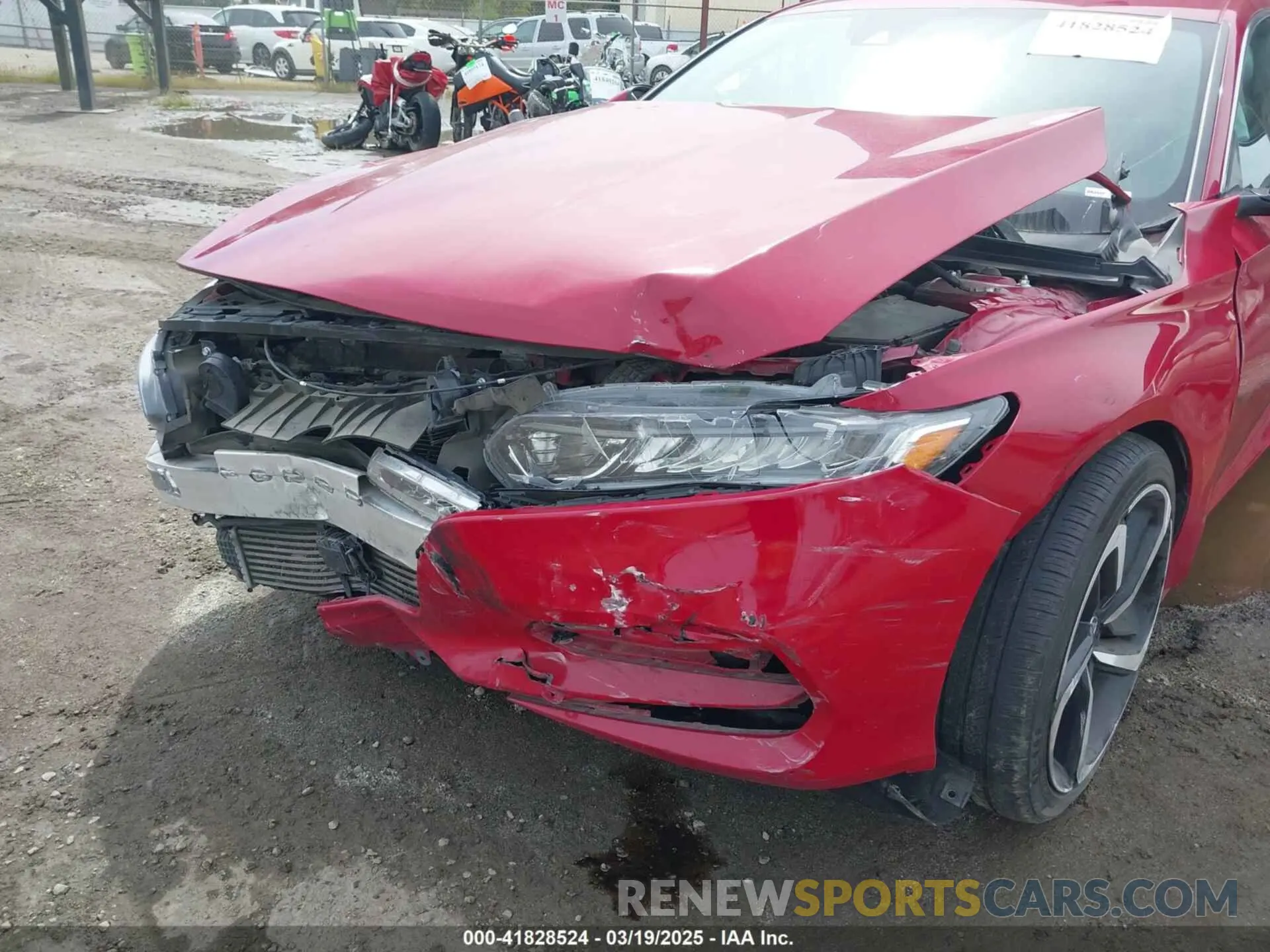 6 Photograph of a damaged car 1HGCV1F38LA136334 HONDA ACCORD 2020