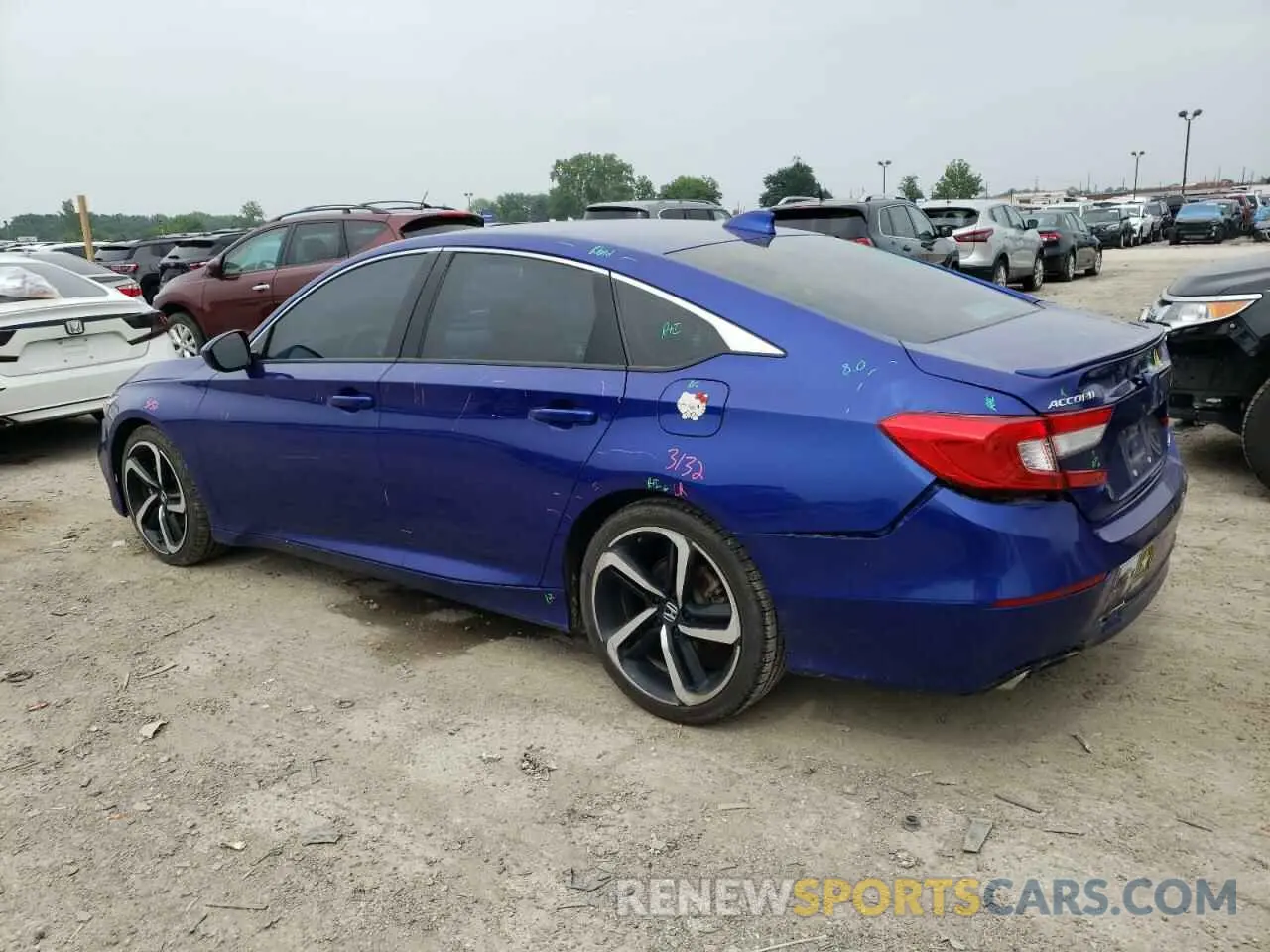 2 Photograph of a damaged car 1HGCV1F38LA150069 HONDA ACCORD 2020