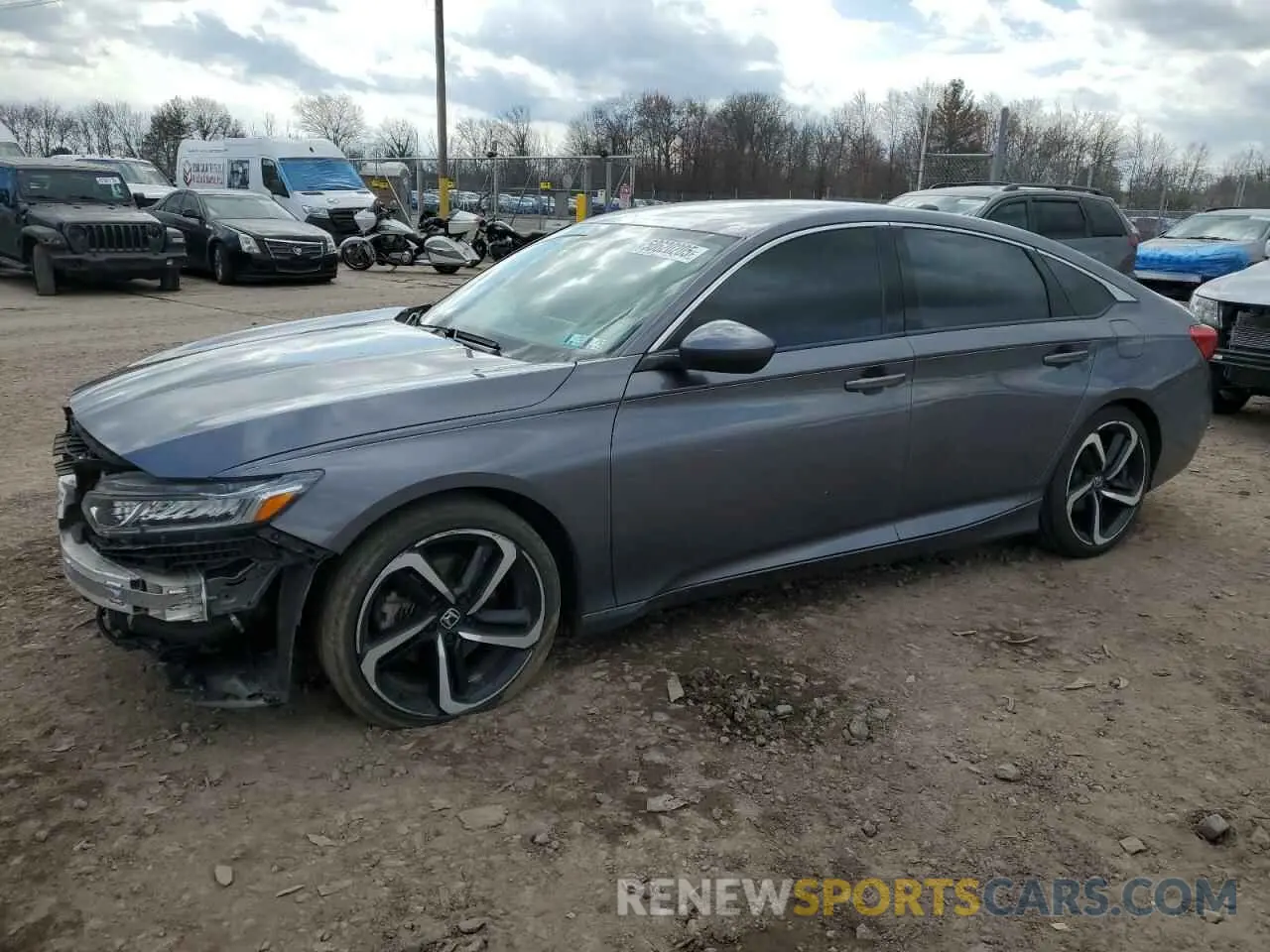 1 Photograph of a damaged car 1HGCV1F38LA152968 HONDA ACCORD 2020