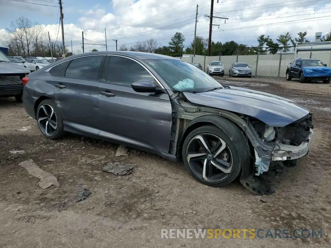 4 Photograph of a damaged car 1HGCV1F38LA152968 HONDA ACCORD 2020