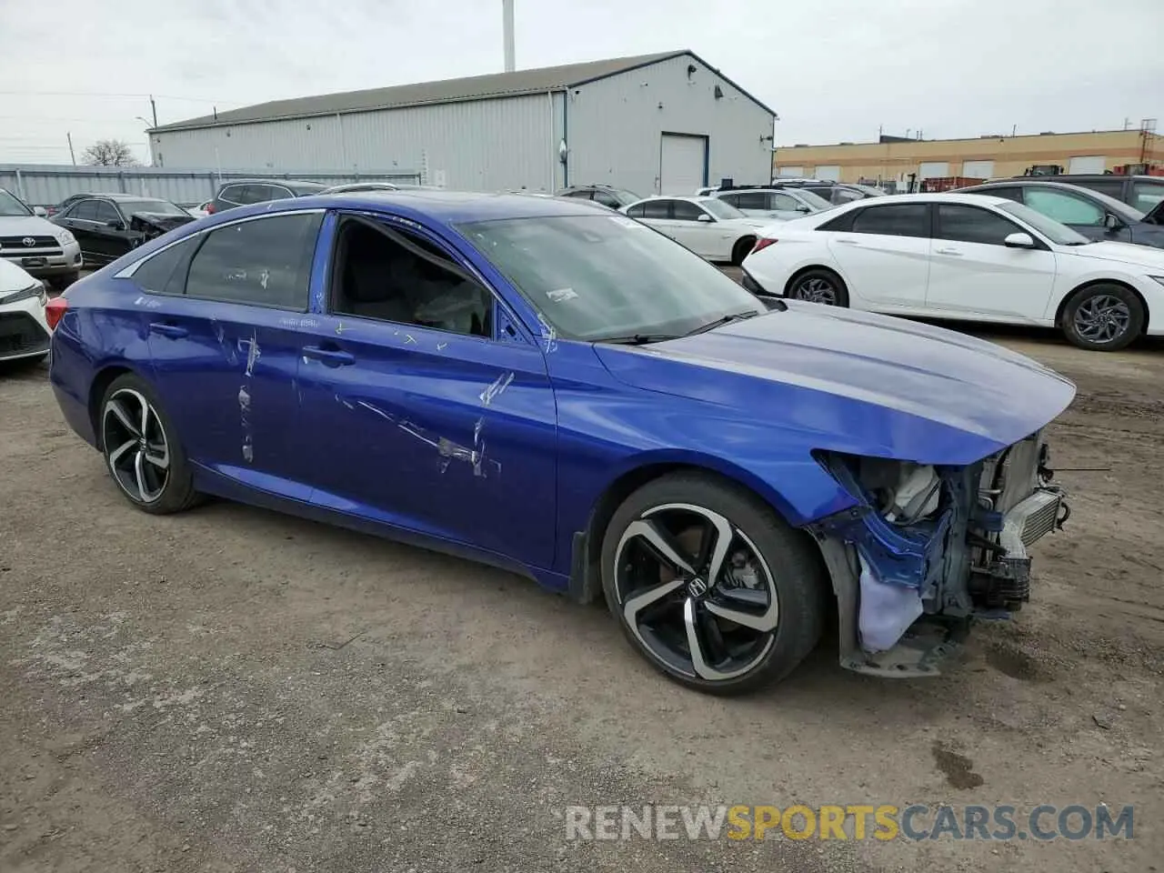 4 Photograph of a damaged car 1HGCV1F38LA801569 HONDA ACCORD 2020
