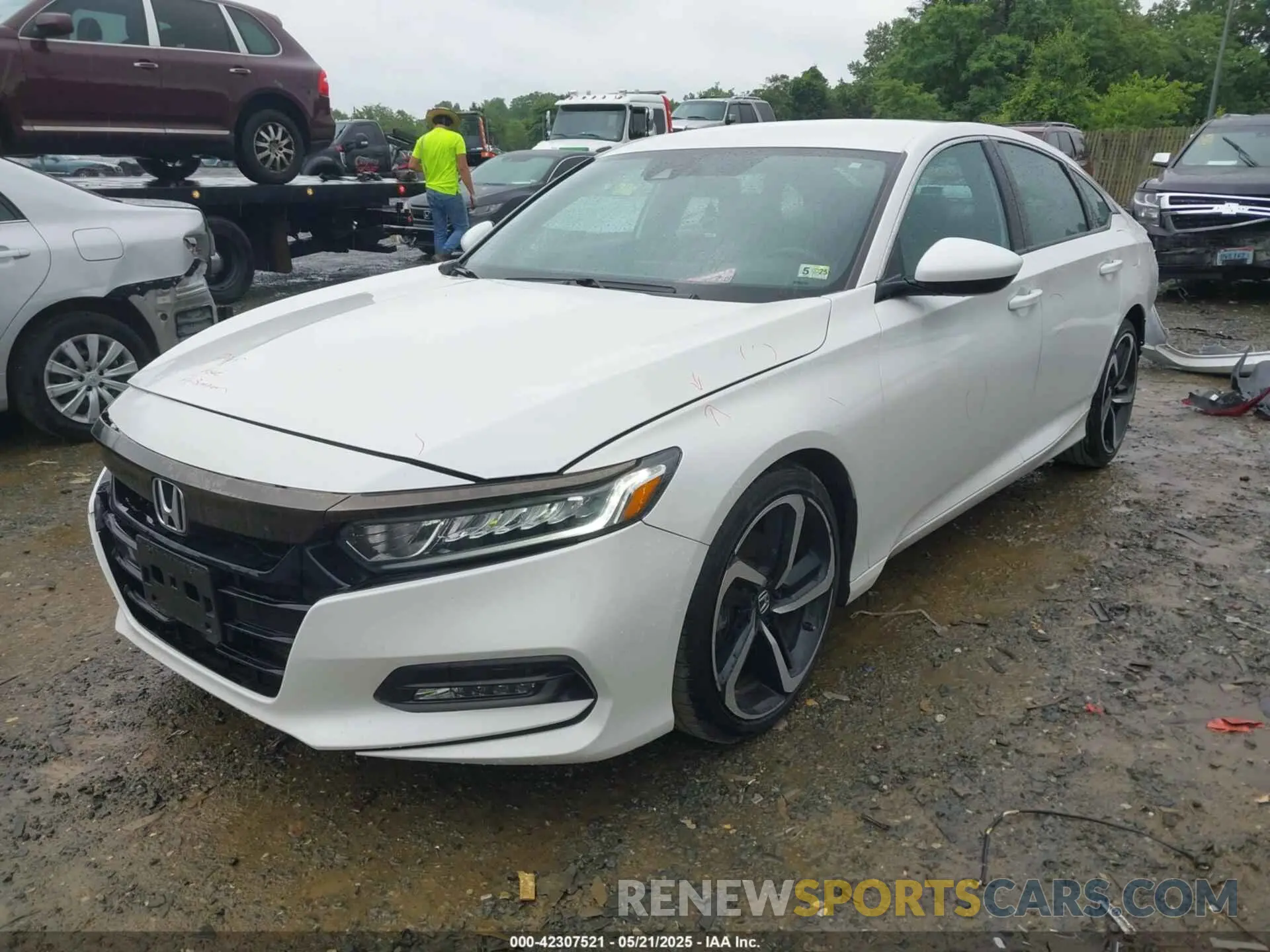 2 Photograph of a damaged car 1HGCV1F39LA044133 HONDA ACCORD 2020