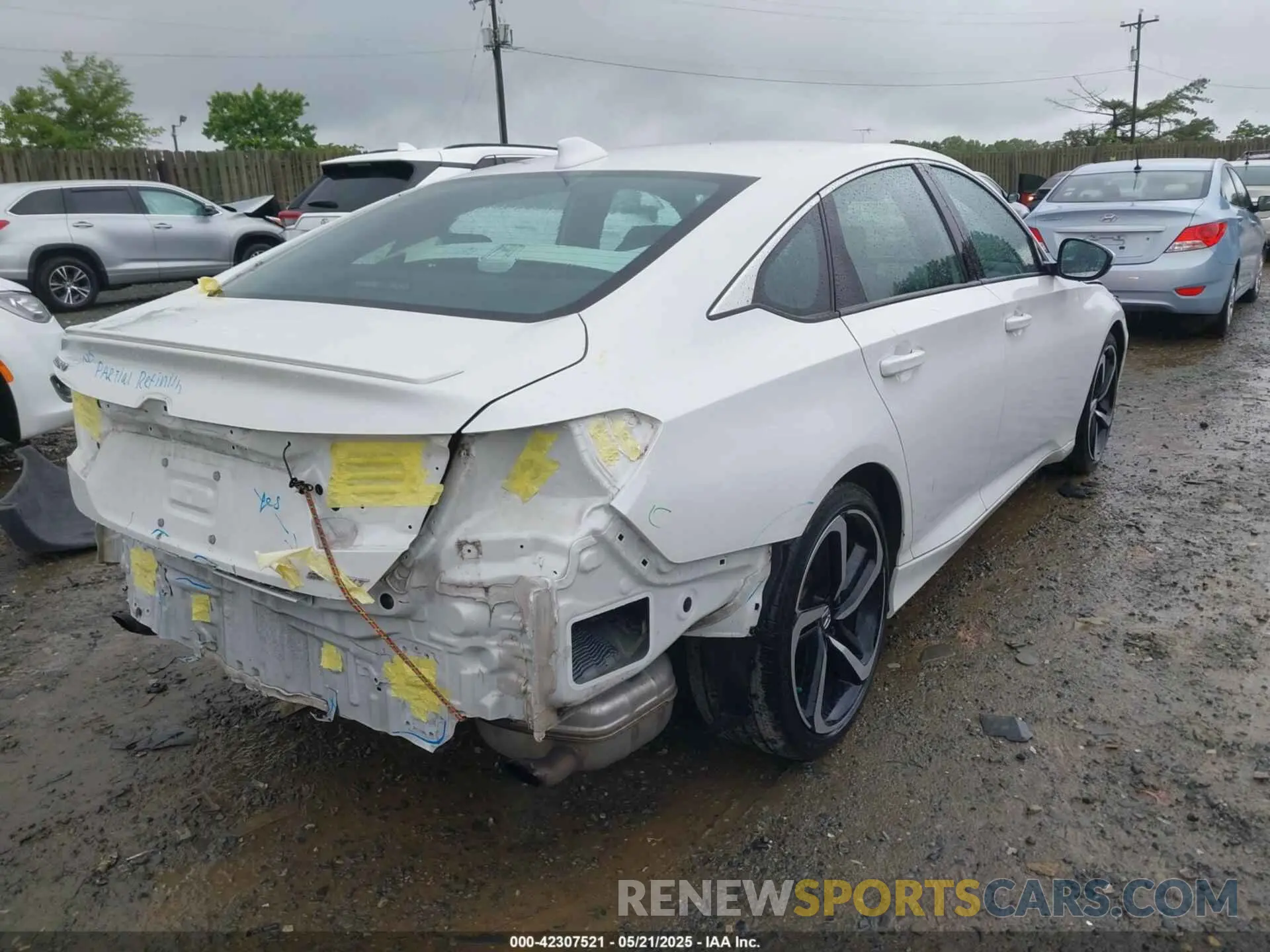 4 Photograph of a damaged car 1HGCV1F39LA044133 HONDA ACCORD 2020