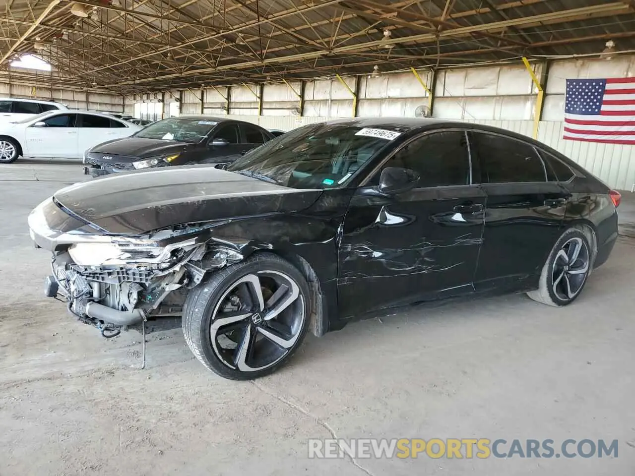 1 Photograph of a damaged car 1HGCV1F39LA086043 HONDA ACCORD 2020