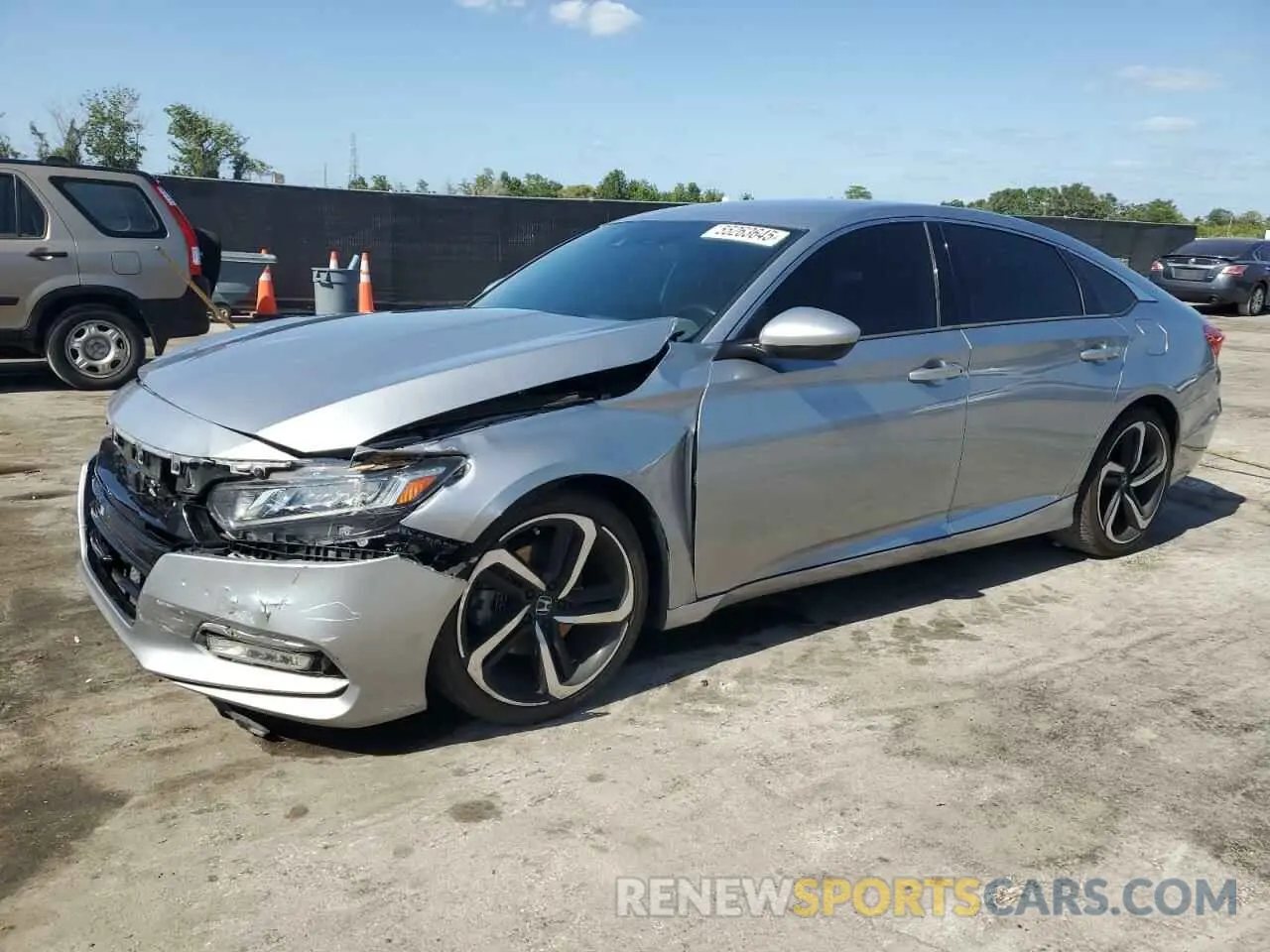 1 Photograph of a damaged car 1HGCV1F39LA101320 HONDA ACCORD 2020