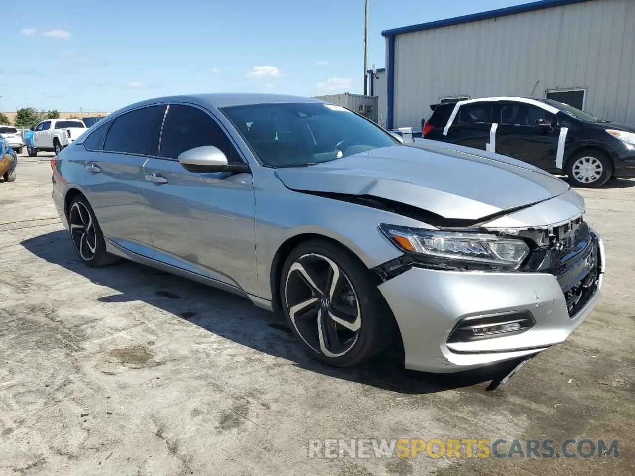 4 Photograph of a damaged car 1HGCV1F39LA101320 HONDA ACCORD 2020