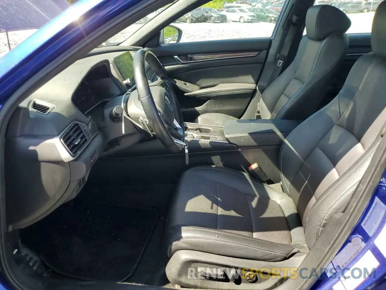 7 Photograph of a damaged car 1HGCV1F39LA123978 HONDA ACCORD 2020
