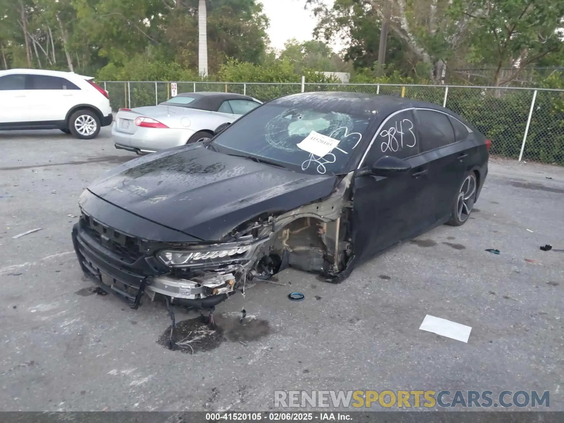 2 Photograph of a damaged car 1HGCV1F39LA132843 HONDA ACCORD 2020
