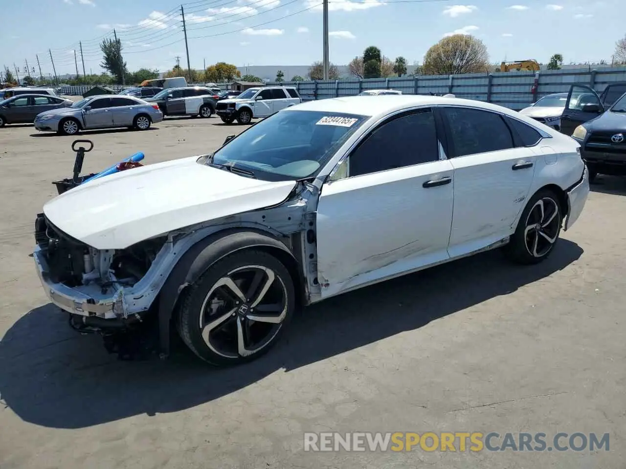 1 Photograph of a damaged car 1HGCV1F39LA138898 HONDA ACCORD 2020