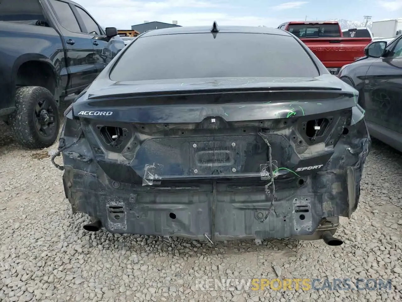 6 Photograph of a damaged car 1HGCV1F39LA156687 HONDA ACCORD 2020