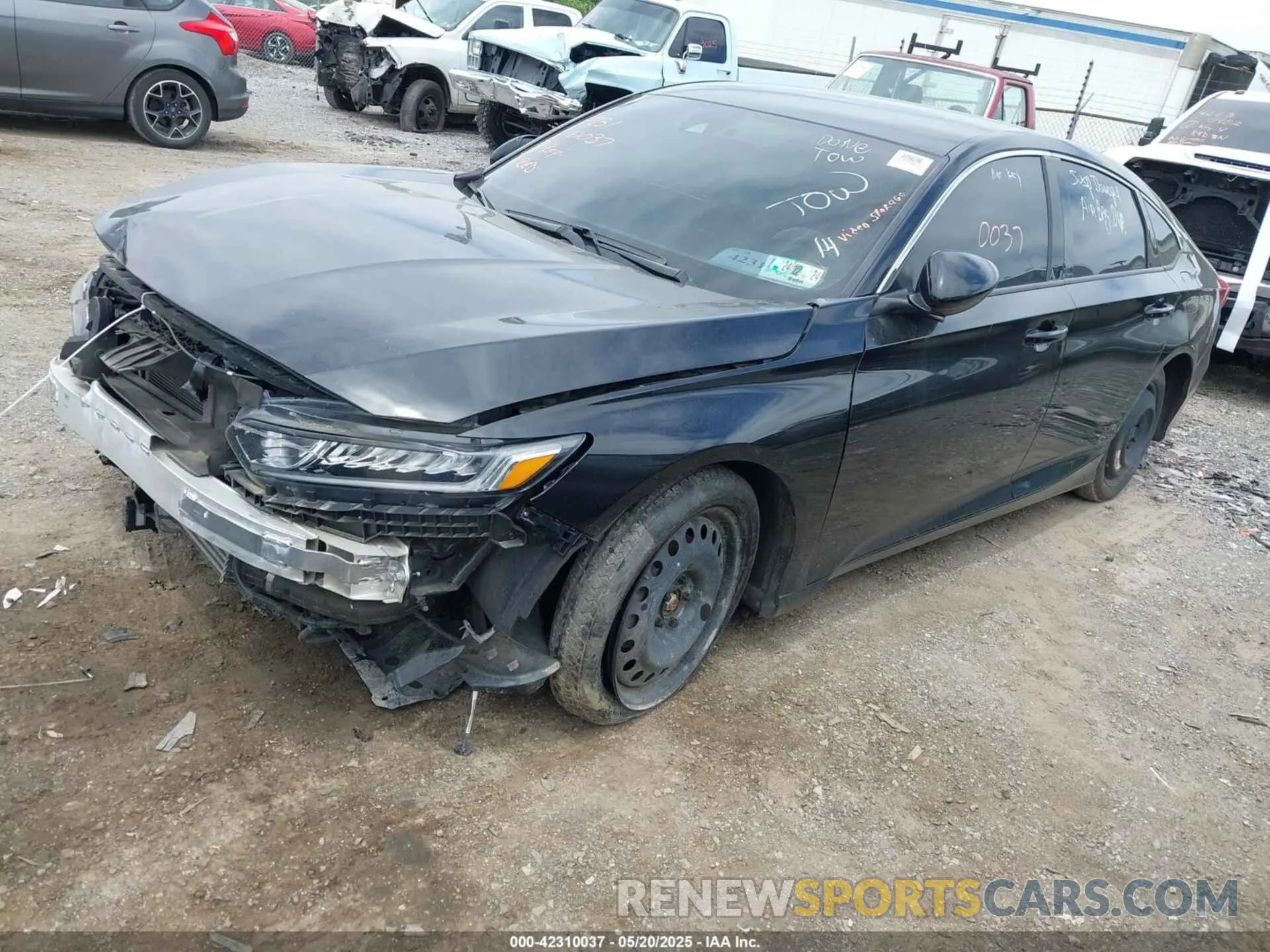 2 Photograph of a damaged car 1HGCV1F3XLA014896 HONDA ACCORD 2020