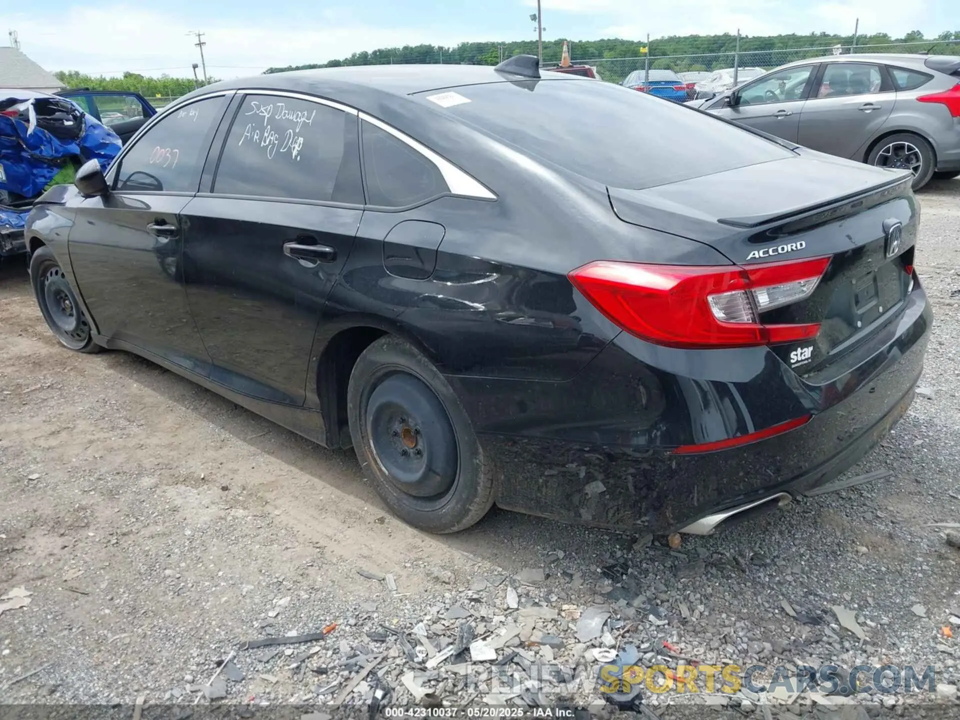 3 Photograph of a damaged car 1HGCV1F3XLA014896 HONDA ACCORD 2020