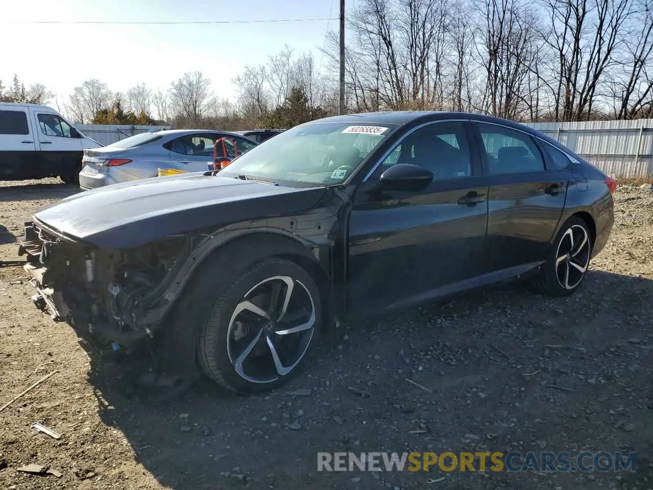 1 Photograph of a damaged car 1HGCV1F3XLA024358 HONDA ACCORD 2020
