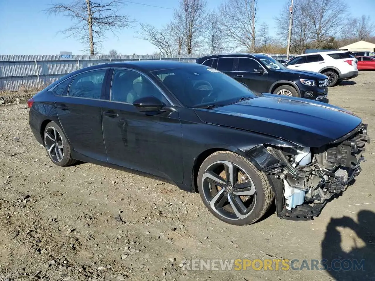 4 Photograph of a damaged car 1HGCV1F3XLA024358 HONDA ACCORD 2020