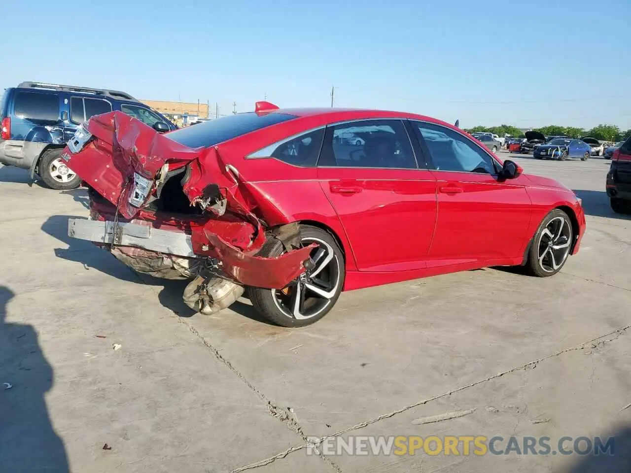 3 Photograph of a damaged car 1HGCV1F3XLA047218 HONDA ACCORD 2020