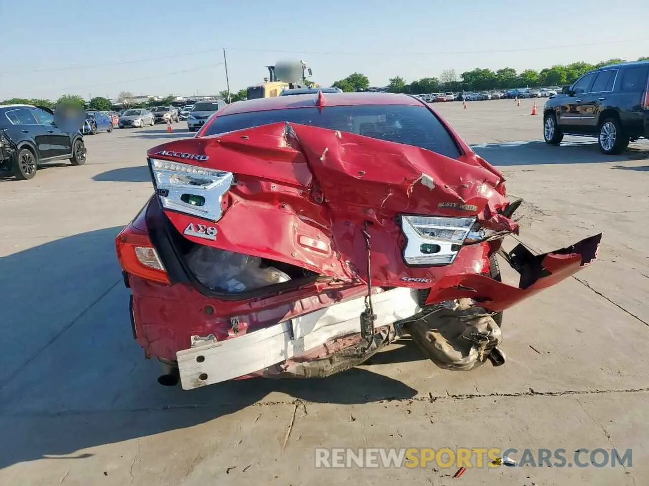 6 Photograph of a damaged car 1HGCV1F3XLA047218 HONDA ACCORD 2020