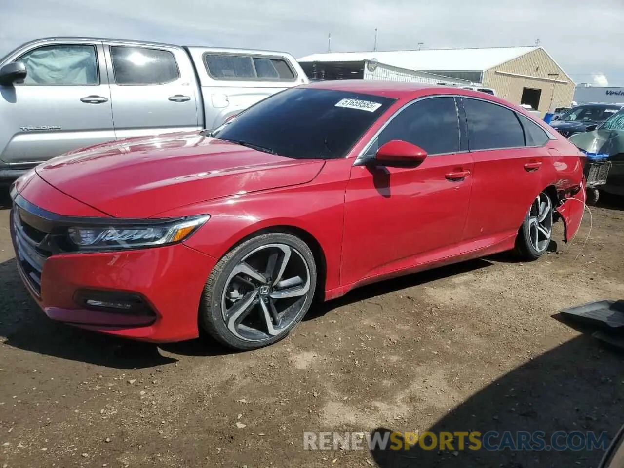 1 Photograph of a damaged car 1HGCV1F3XLA060924 HONDA ACCORD 2020