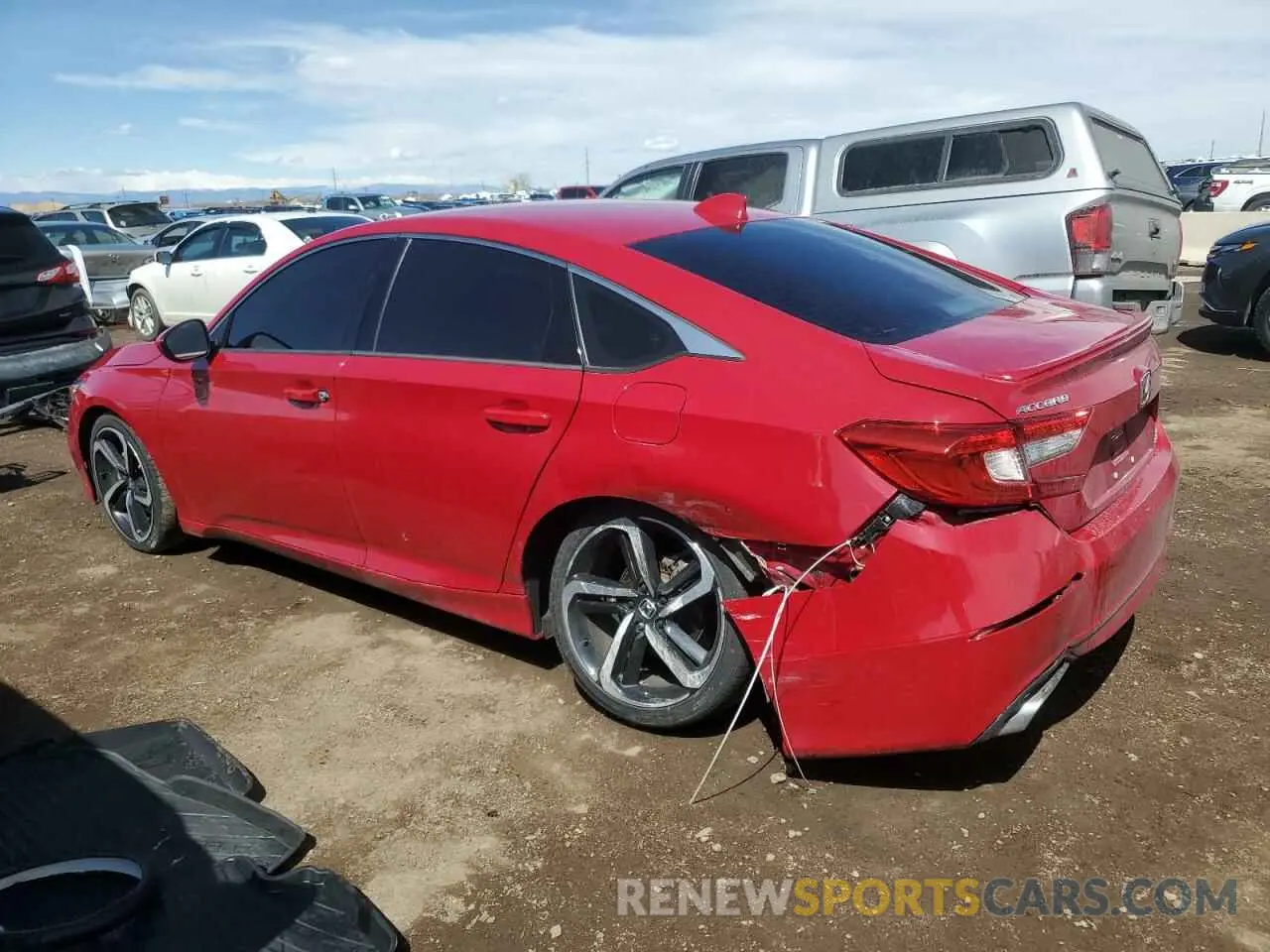2 Photograph of a damaged car 1HGCV1F3XLA060924 HONDA ACCORD 2020