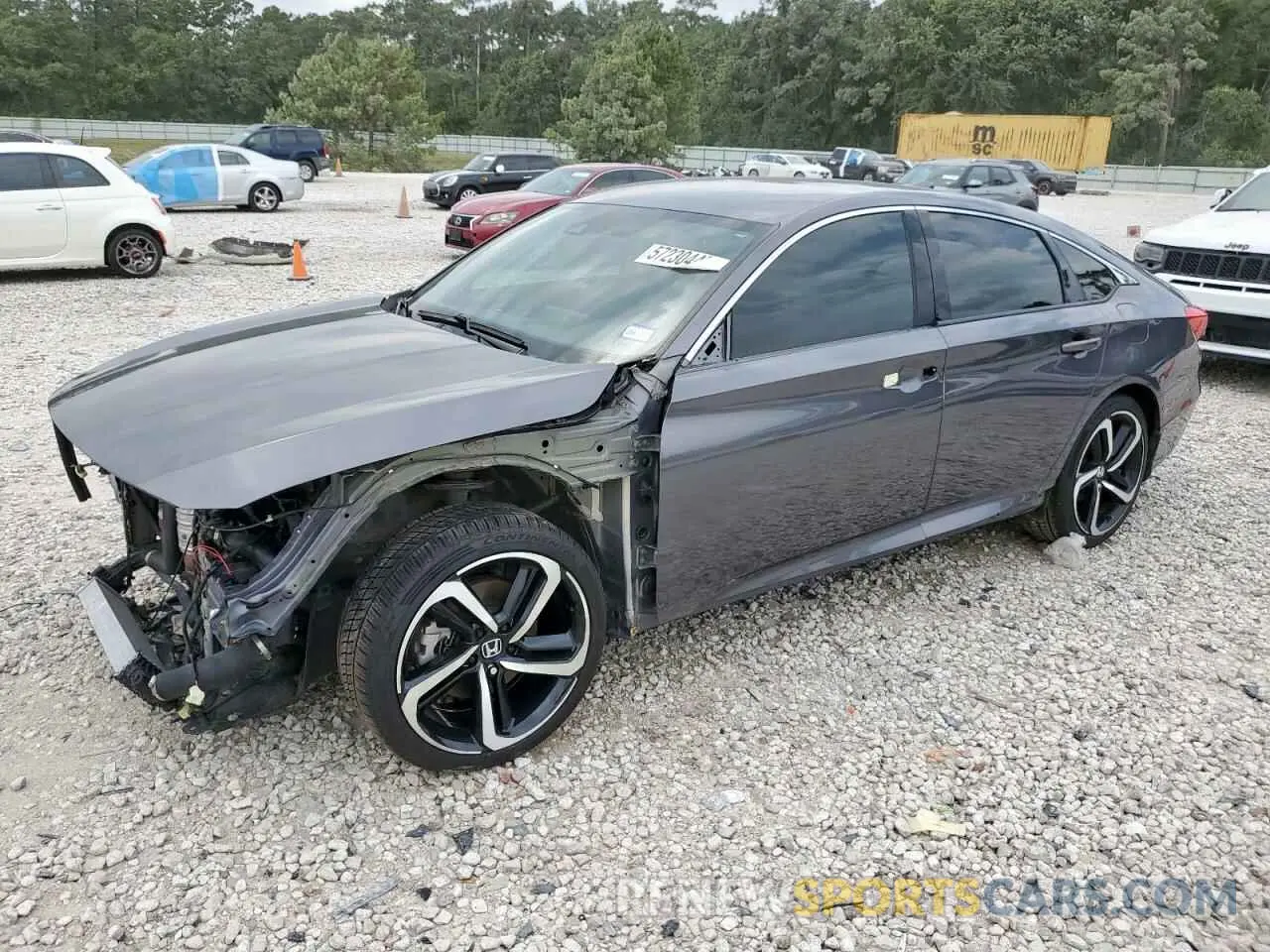 1 Photograph of a damaged car 1HGCV1F3XLA121690 HONDA ACCORD 2020