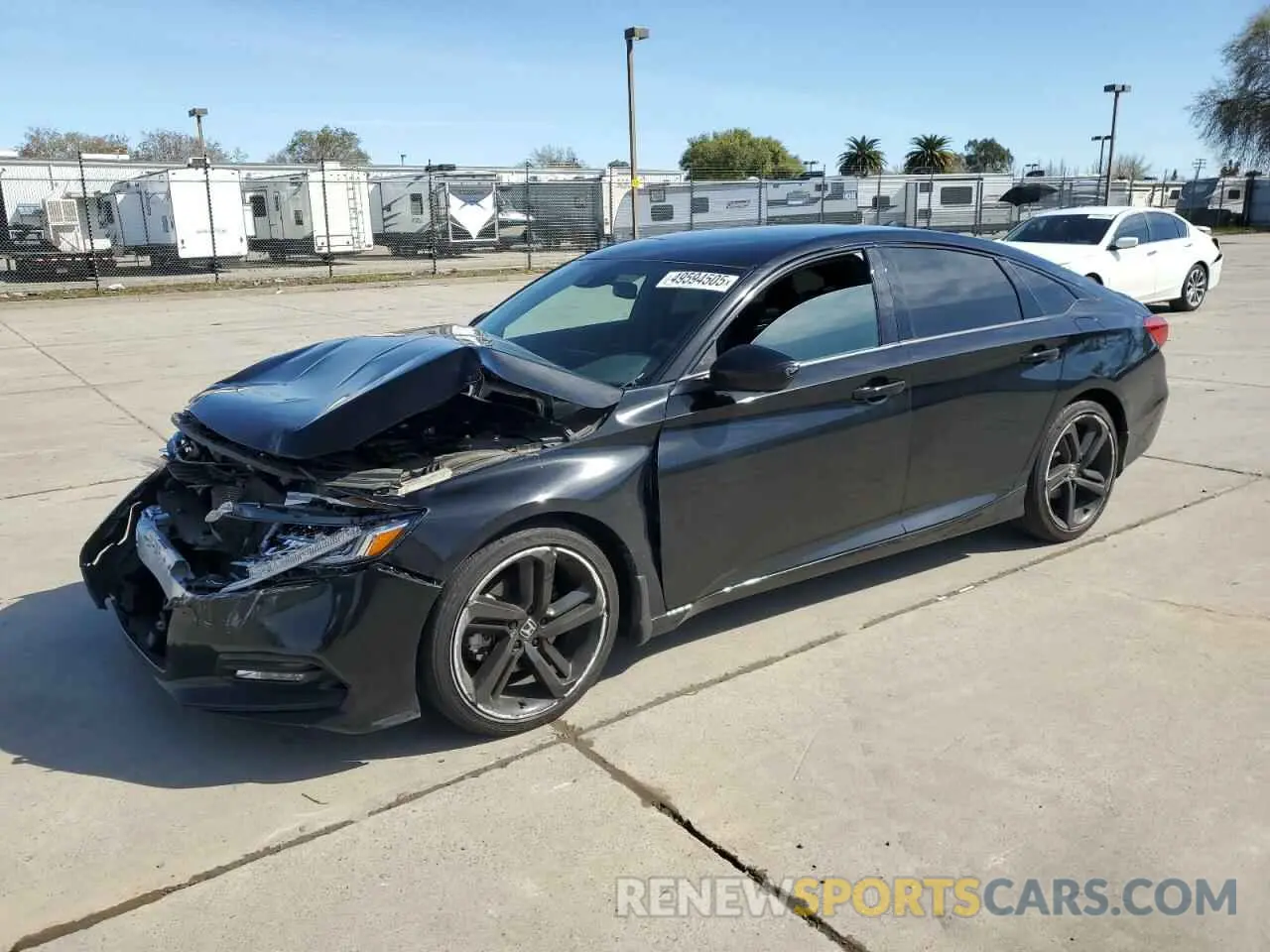 1 Photograph of a damaged car 1HGCV1F3XLA123018 HONDA ACCORD 2020