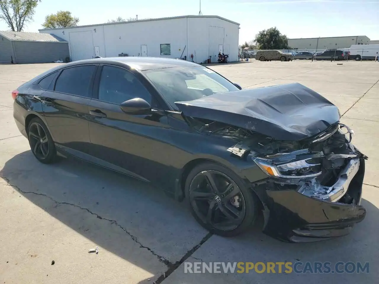 4 Photograph of a damaged car 1HGCV1F3XLA123018 HONDA ACCORD 2020