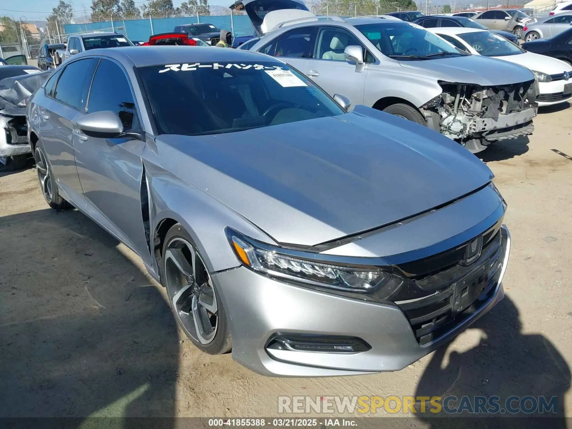 1 Photograph of a damaged car 1HGCV1F3XLA133936 HONDA ACCORD 2020