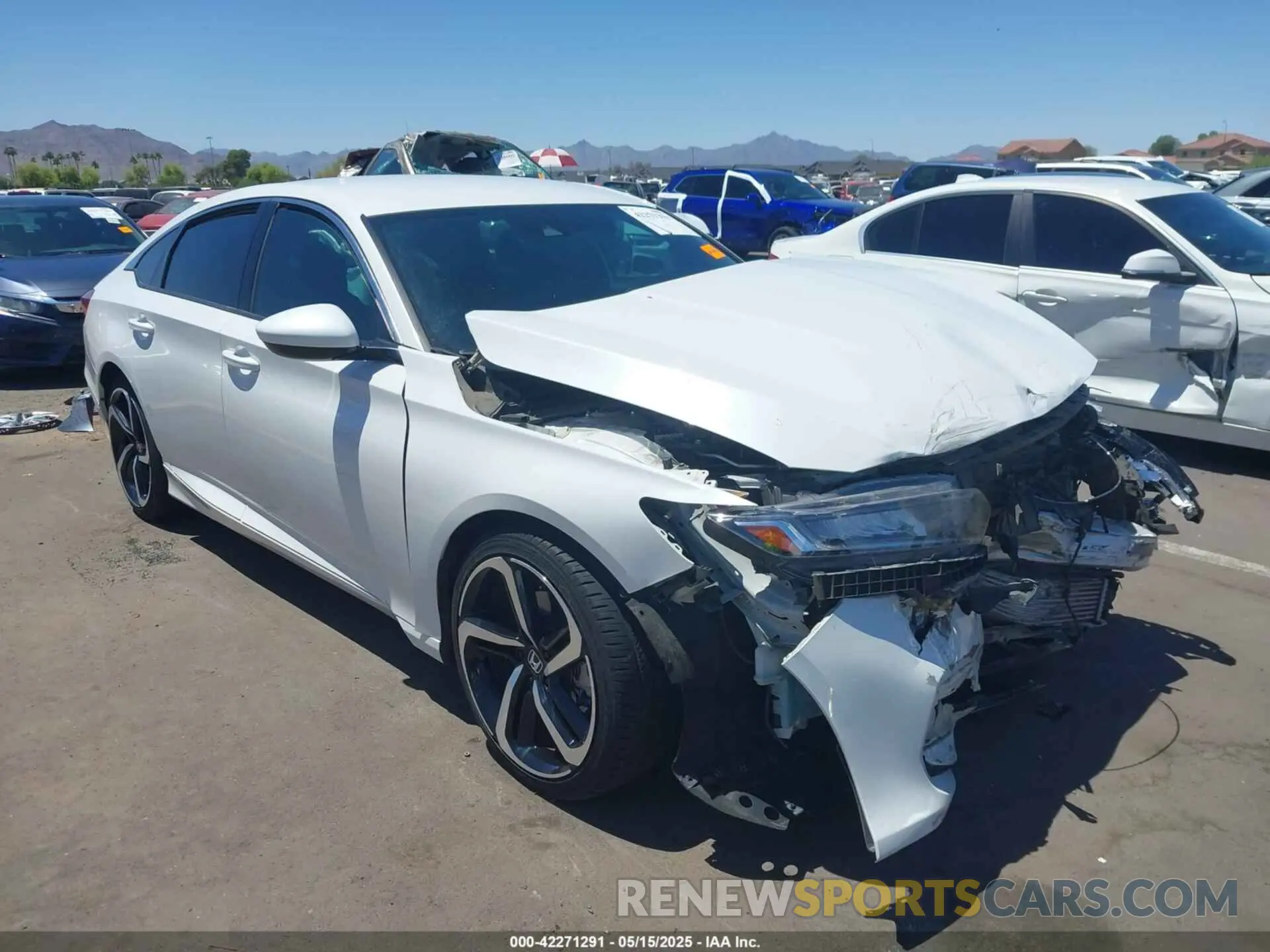 1 Photograph of a damaged car 1HGCV1F3XLA138683 HONDA ACCORD 2020
