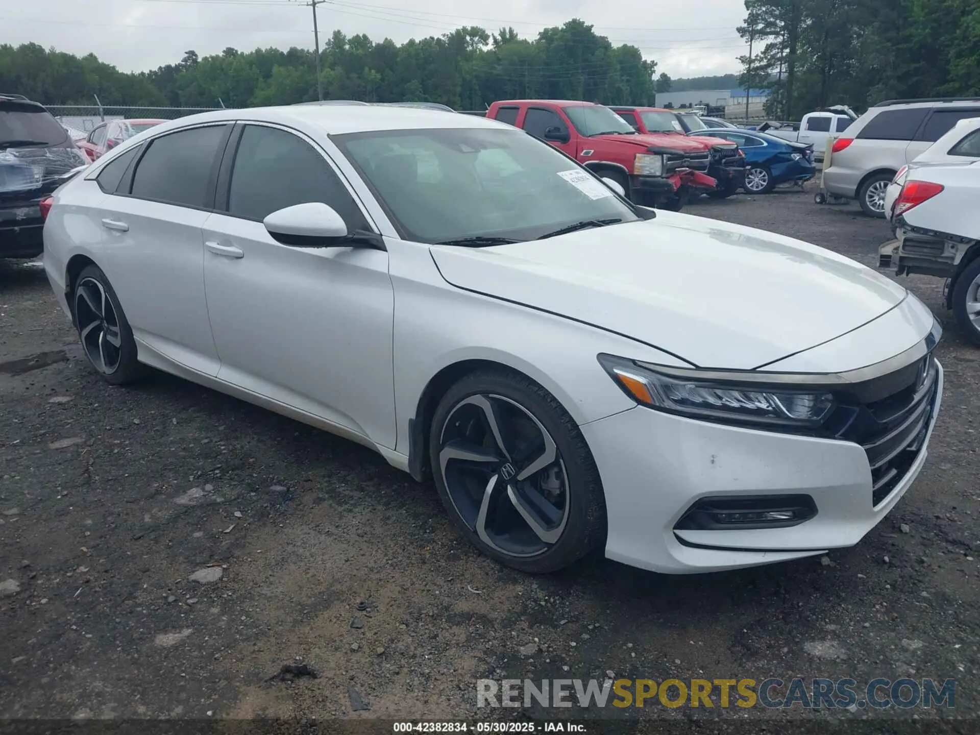 1 Photograph of a damaged car 1HGCV1F3XLA141566 HONDA ACCORD 2020