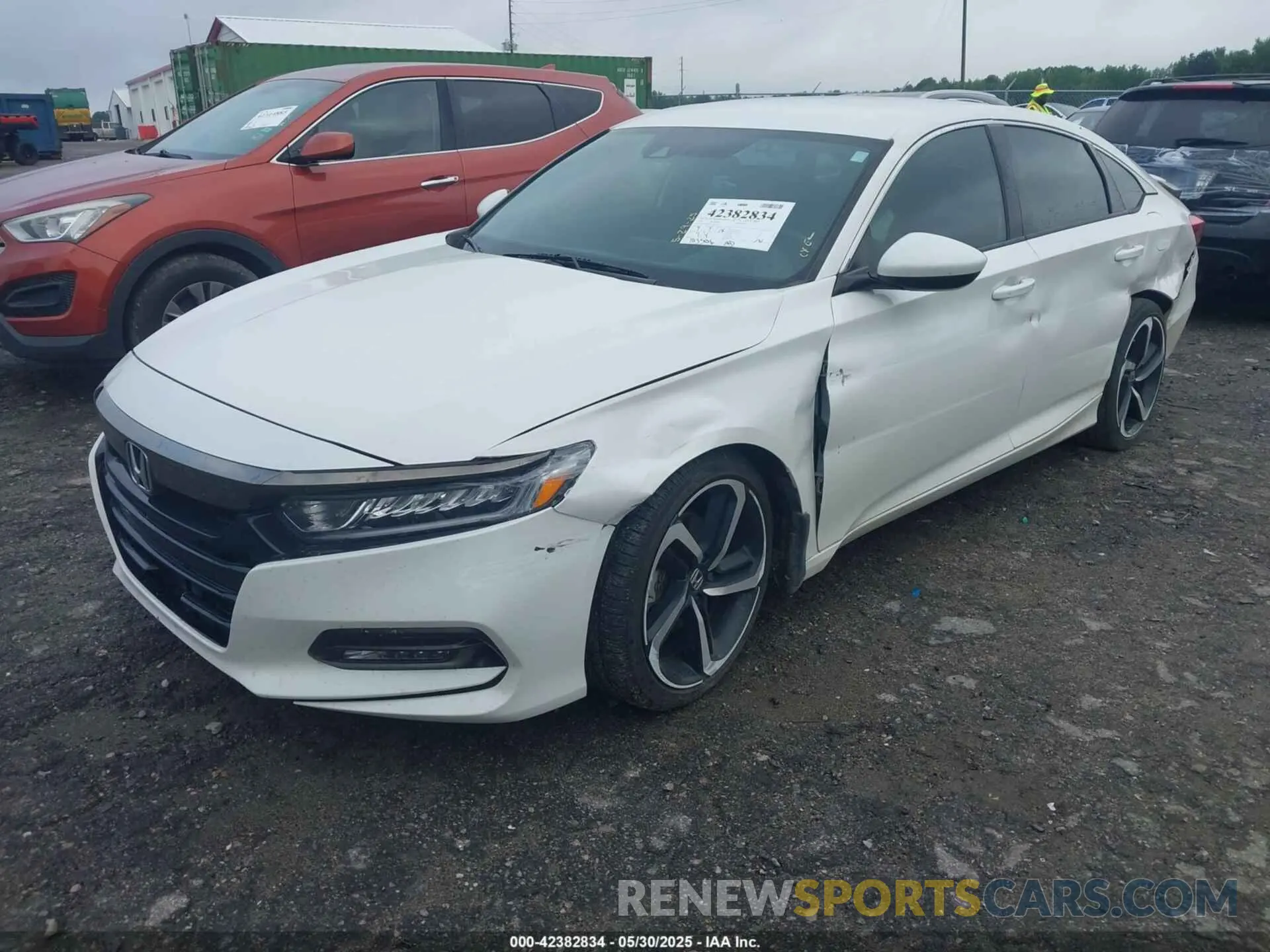 2 Photograph of a damaged car 1HGCV1F3XLA141566 HONDA ACCORD 2020
