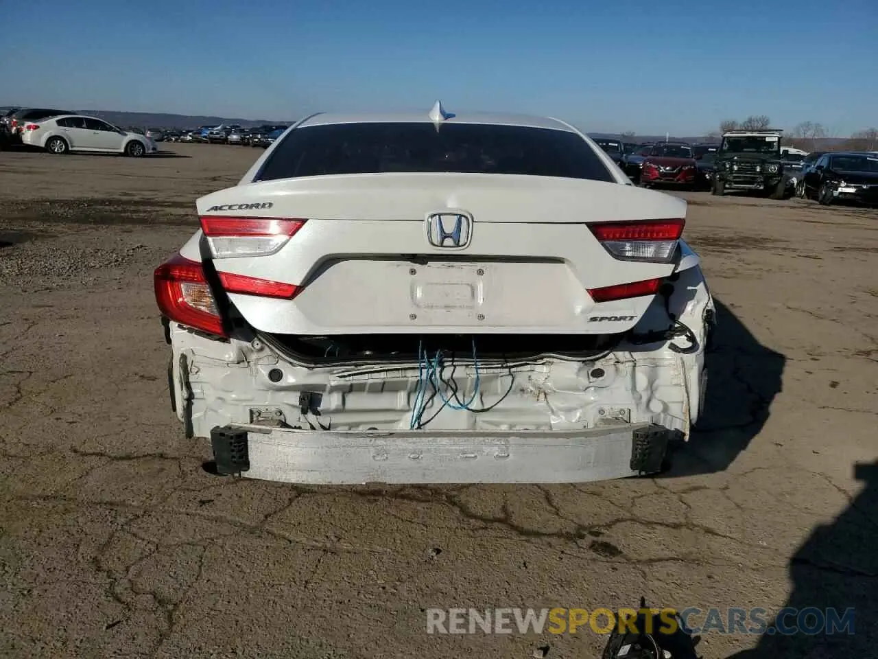 6 Photograph of a damaged car 1HGCV1F3XLA151191 HONDA ACCORD 2020