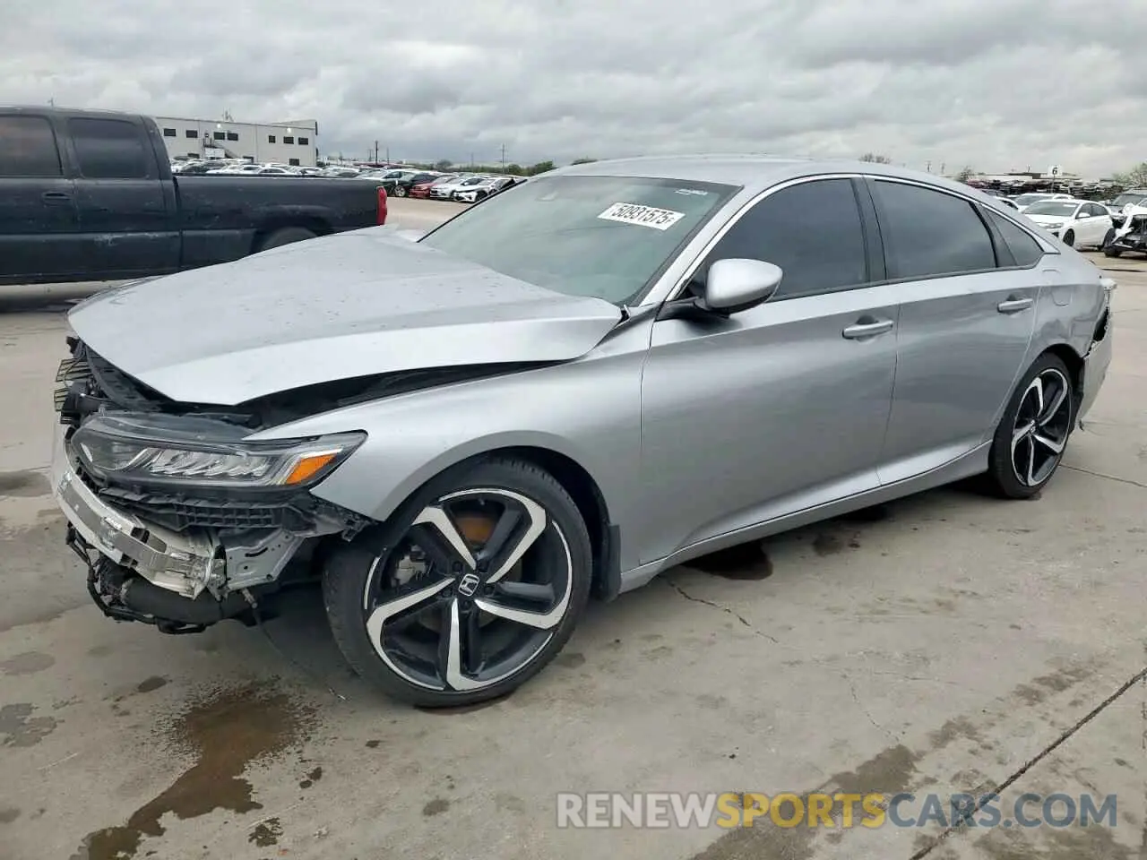 1 Photograph of a damaged car 1HGCV1F3XLA155614 HONDA ACCORD 2020