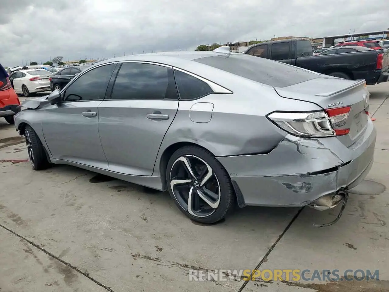 2 Photograph of a damaged car 1HGCV1F3XLA155614 HONDA ACCORD 2020