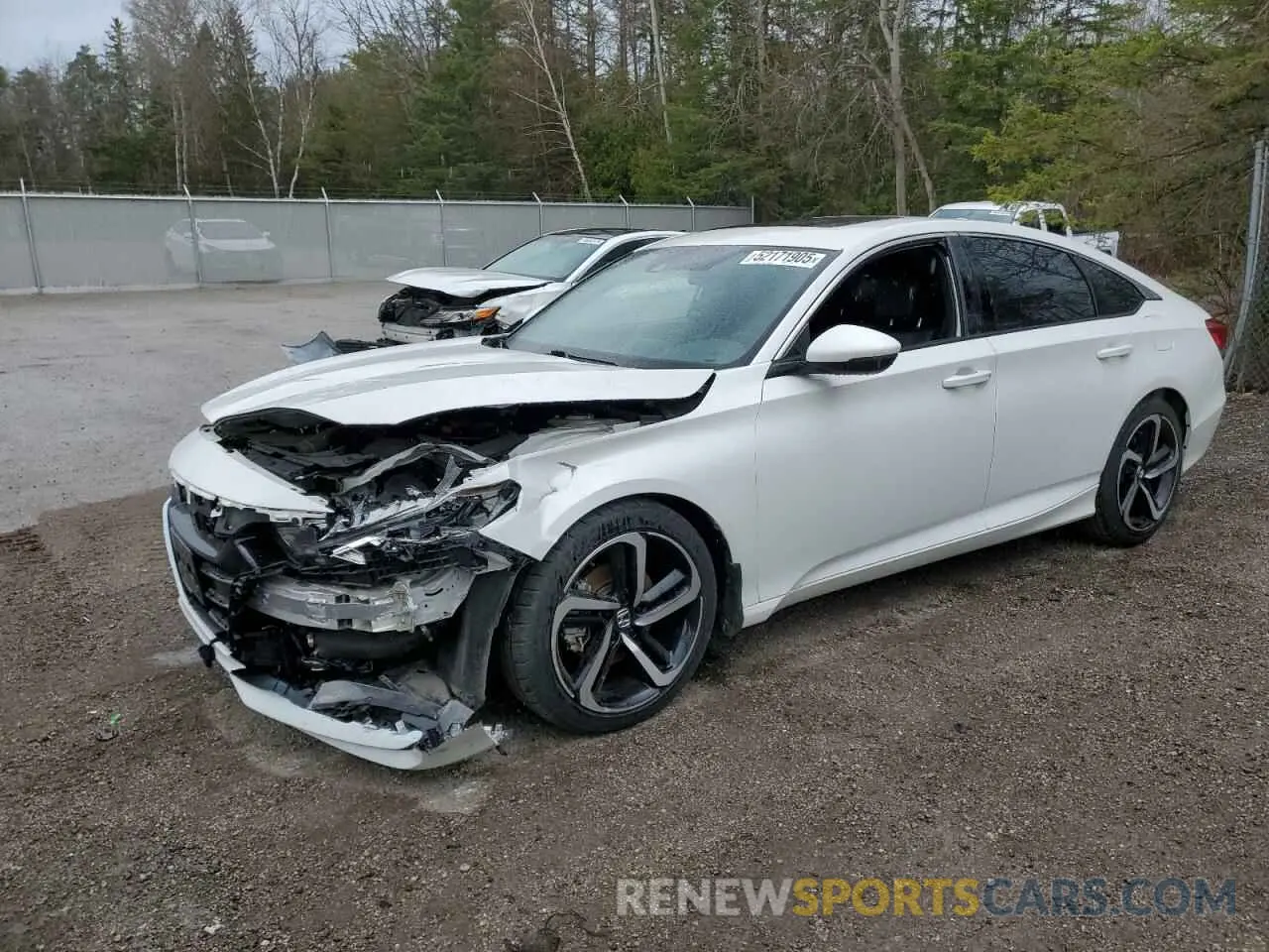 1 Photograph of a damaged car 1HGCV1F3XLA800178 HONDA ACCORD 2020