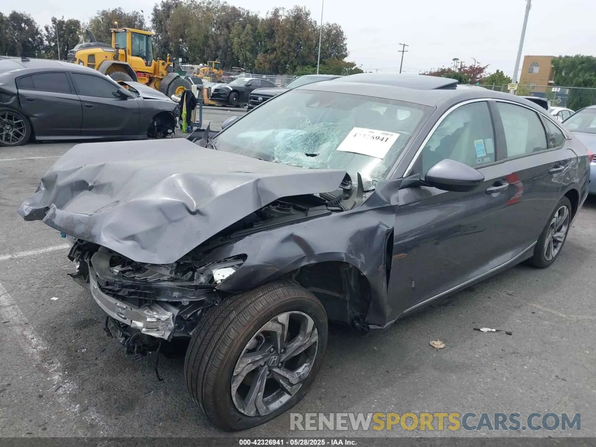 2 Photograph of a damaged car 1HGCV1F40LA144503 HONDA ACCORD 2020