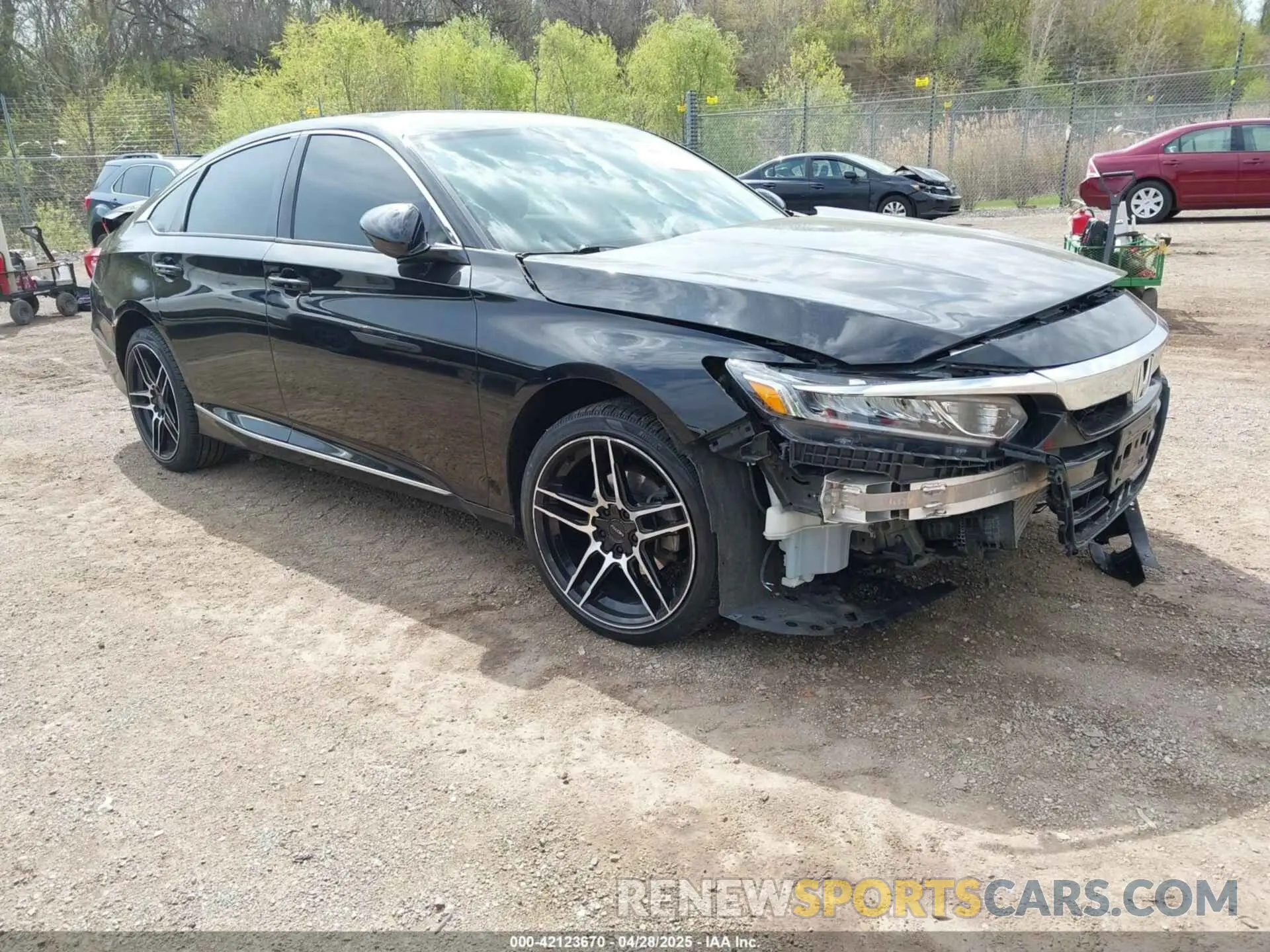 1 Photograph of a damaged car 1HGCV1F41LA056074 HONDA ACCORD 2020