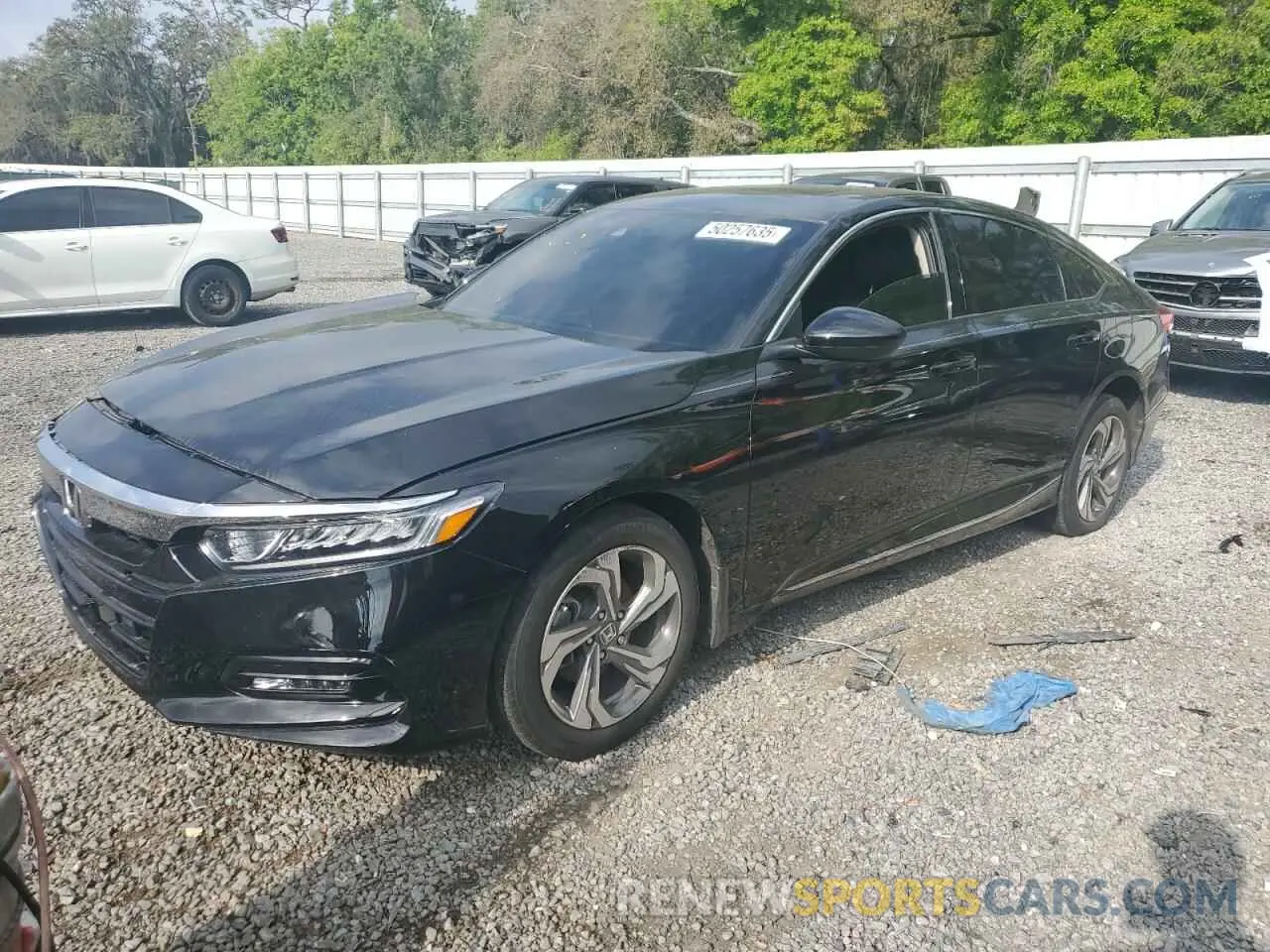 1 Photograph of a damaged car 1HGCV1F43LA157763 HONDA ACCORD 2020
