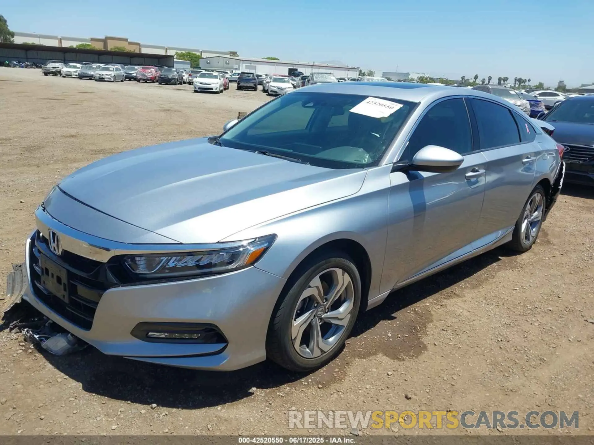 2 Photograph of a damaged car 1HGCV1F45LA025250 HONDA ACCORD 2020